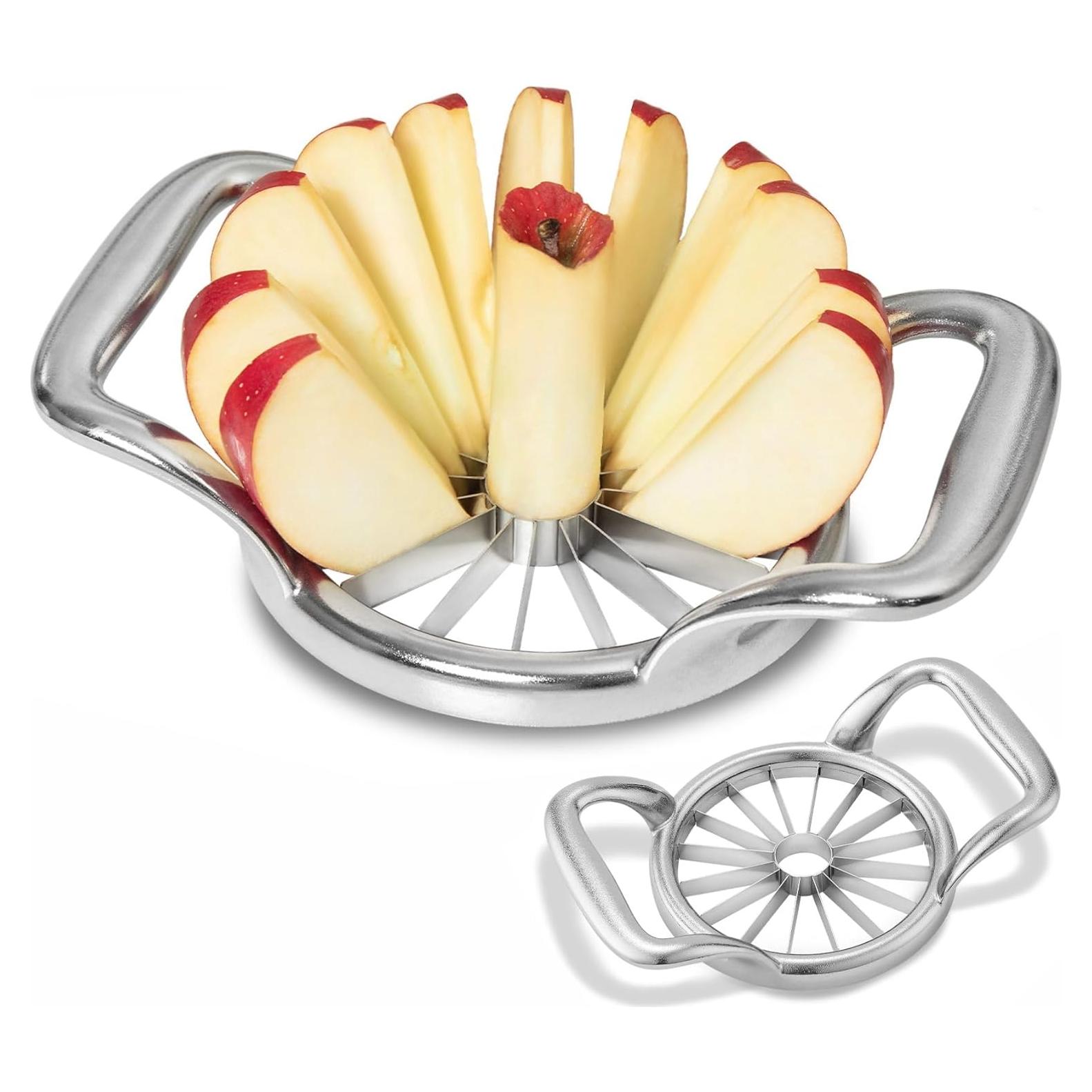 Cortador de Manzanas LIIGEMI 22.1x14 cm 16 Rebanadas Acero Inox
