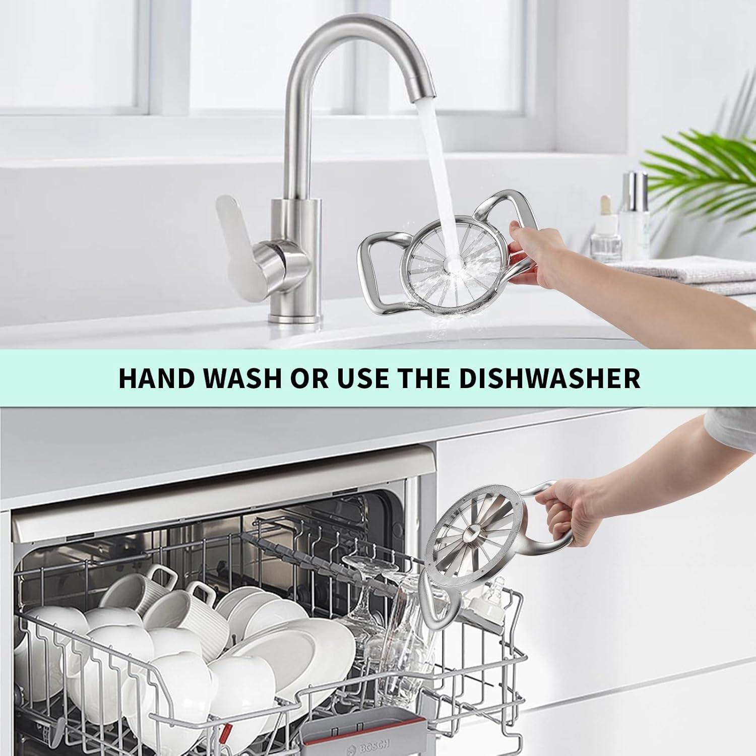 Cortador de Manzanas LIIGEMI 22.1x14 cm 16 Rebanadas Acero Inox