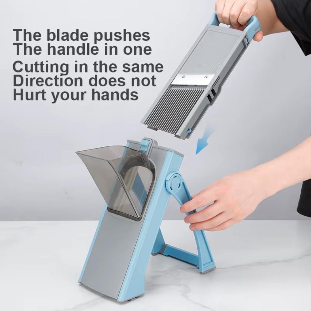 Rebanador Mandolina LUKSVIA 5 en 1 Ajustable 0.1-8 mm