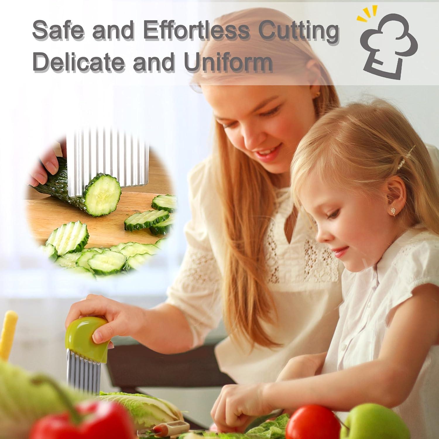 Cortador de Ondas para Verduras DF DUALFERV - 2 Piezas