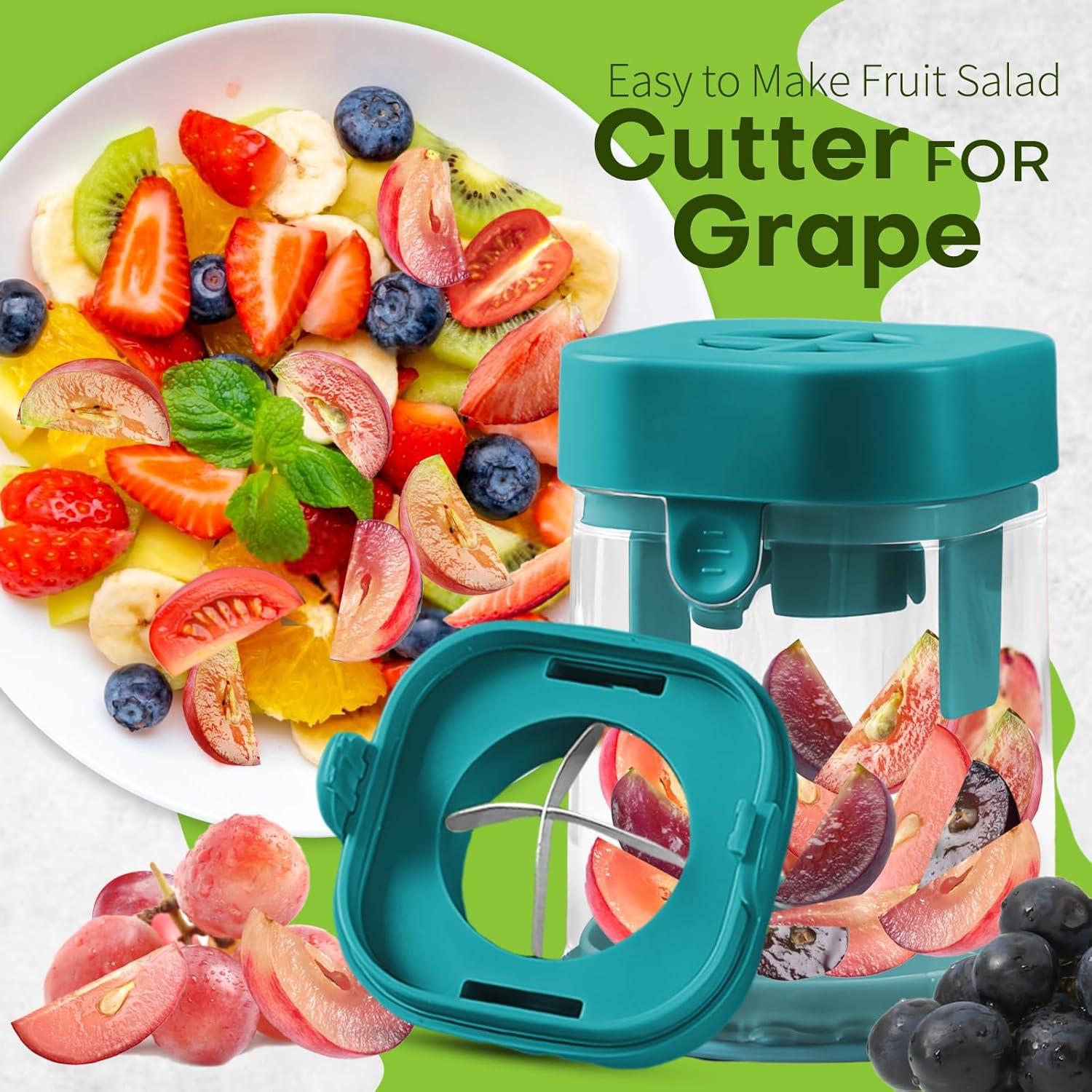 Cortador de Frutas Pequeño COKSDUPID Acero Inoxidable Verde