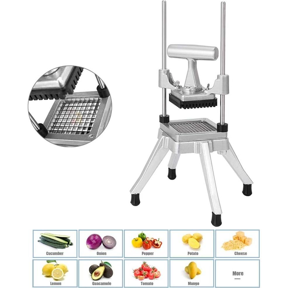 Cortador Comercial de Verduras Dreamlab 9mm Acero Inoxidable