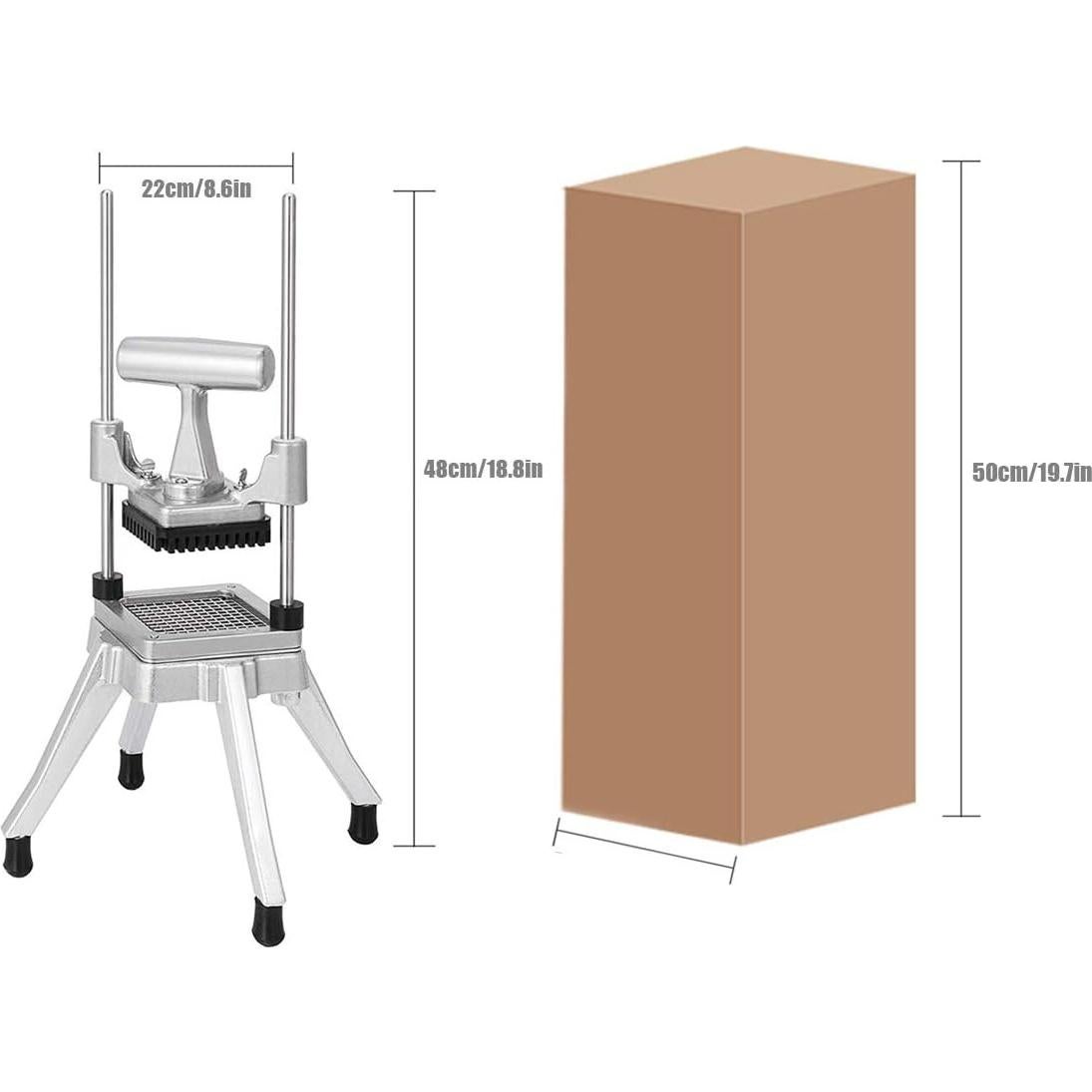 Cortador Comercial de Verduras Dreamlab 9mm Acero Inoxidable