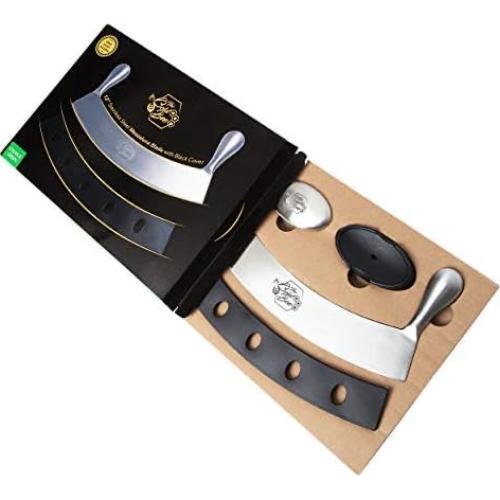 Cuchillo Mezzaluna 30,48 cm The Bold Bee + Jabón Gratis