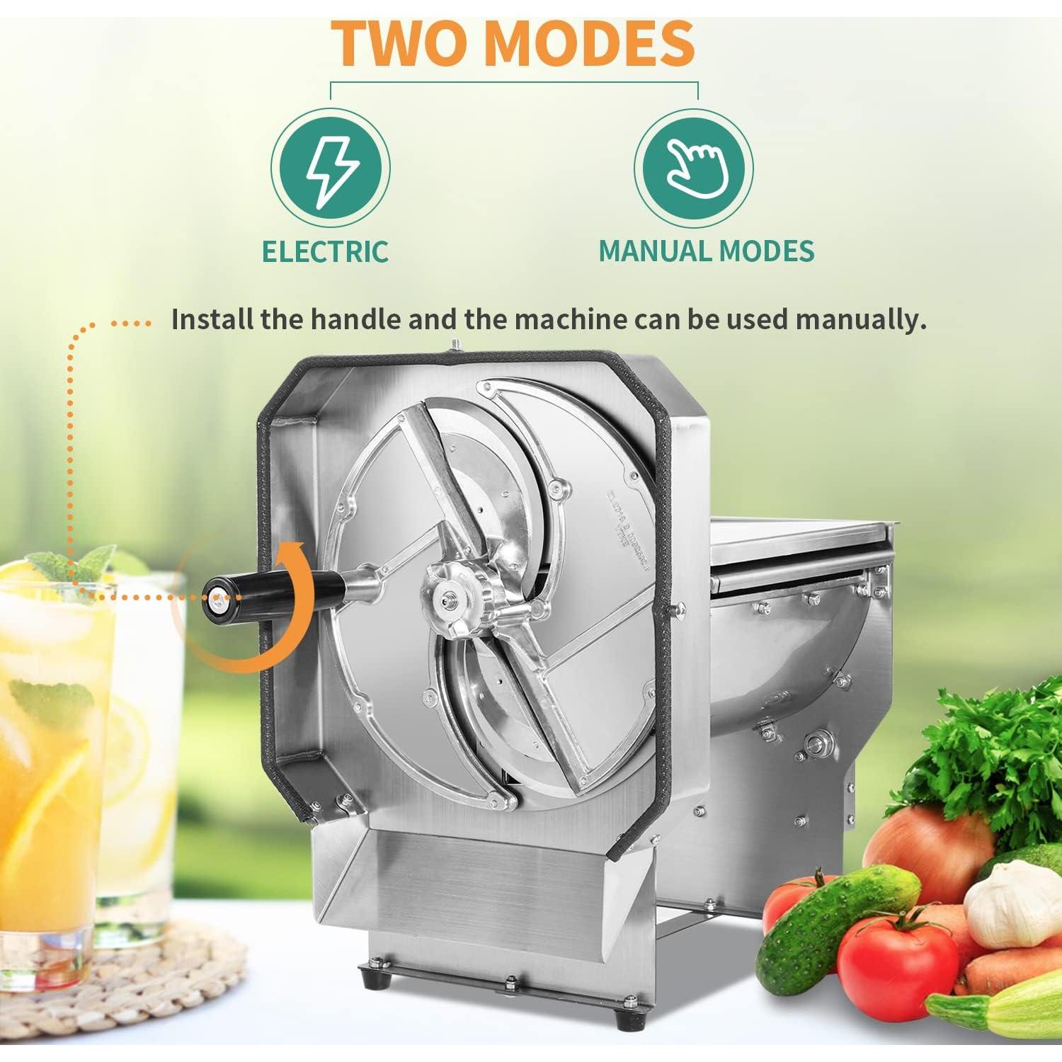 Rebanadora Eléctrica Newhai de Verduras y Frutas 10mm Acero Inoxidable