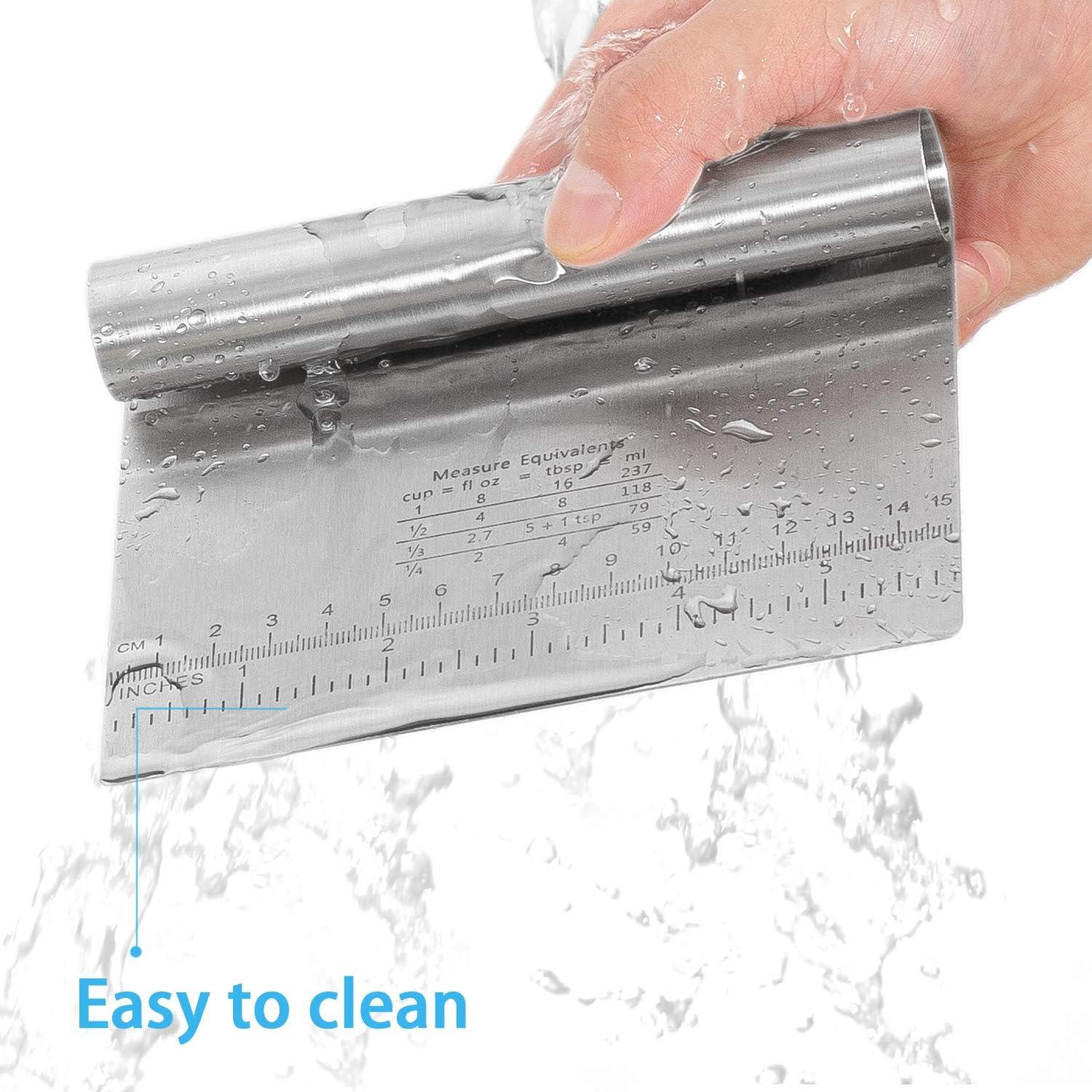 Cortador de Masa y Pizza MS WGO Acero Inoxidable 2PCS