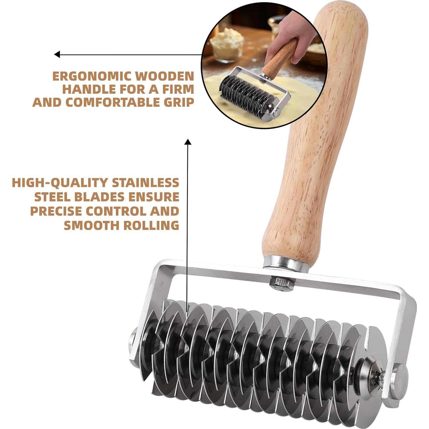 Cortador de Rodillo de Rejilla JuyVerq para Pasteles 21.3x14.3cm