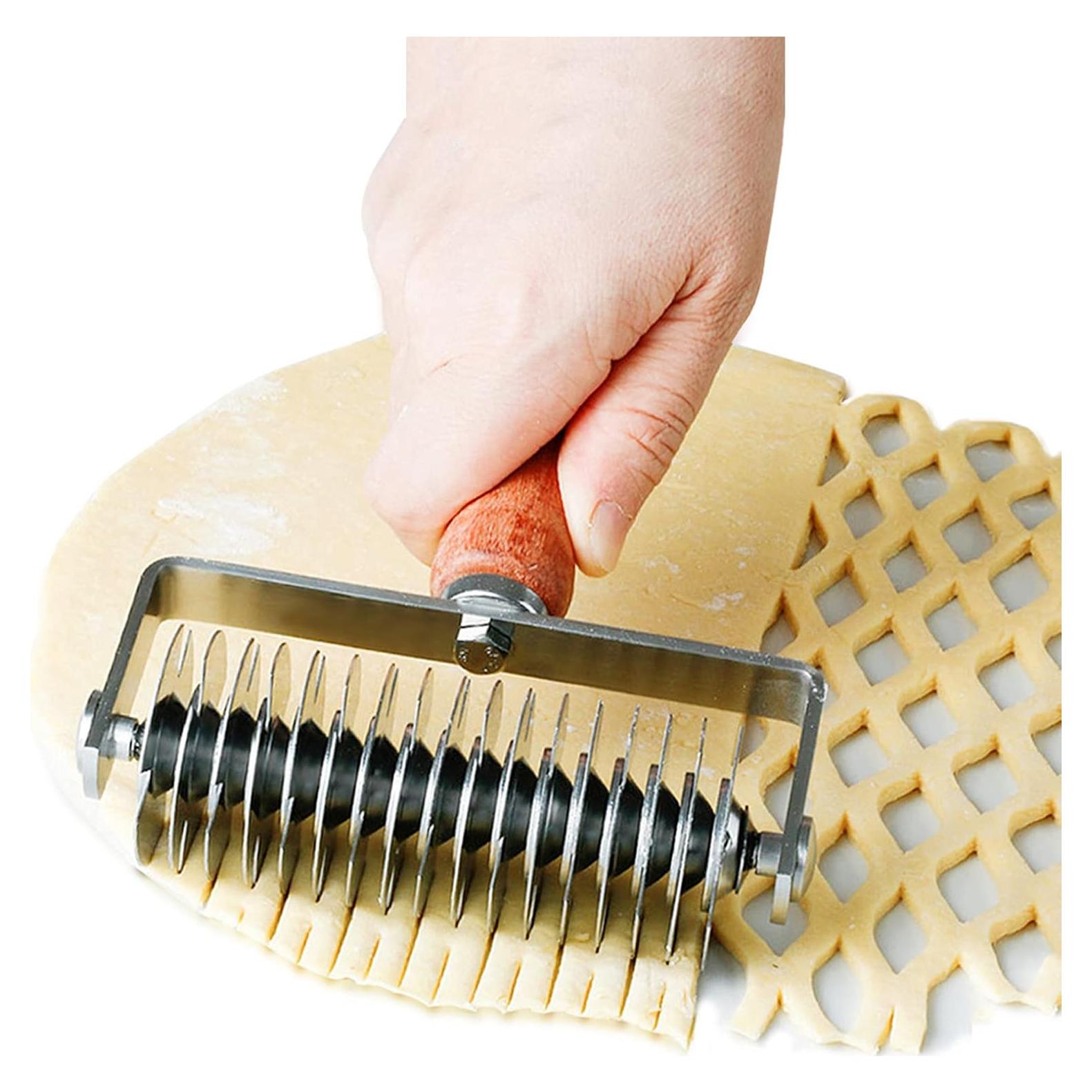 Cortador de Masa Plant Castle de Acero Inoxidable y Madera