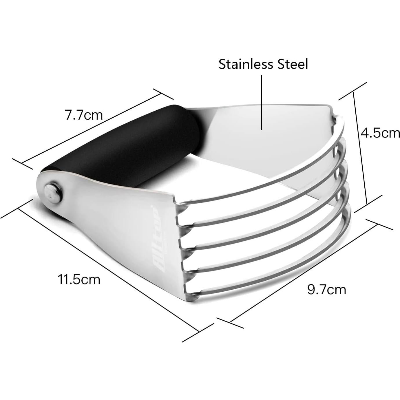 Mezclador de Masa Manual ALLTOP Acero Inoxidable Negro