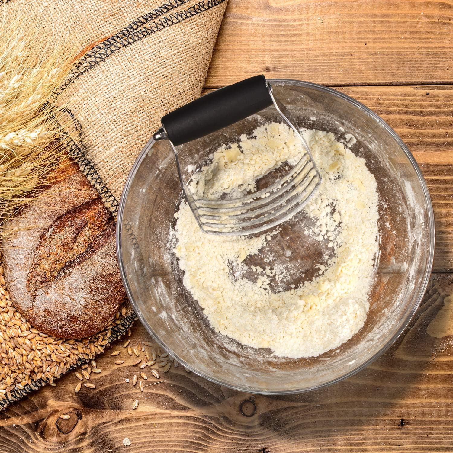 Mezclador de Masa Manual ALLTOP Acero Inoxidable Negro