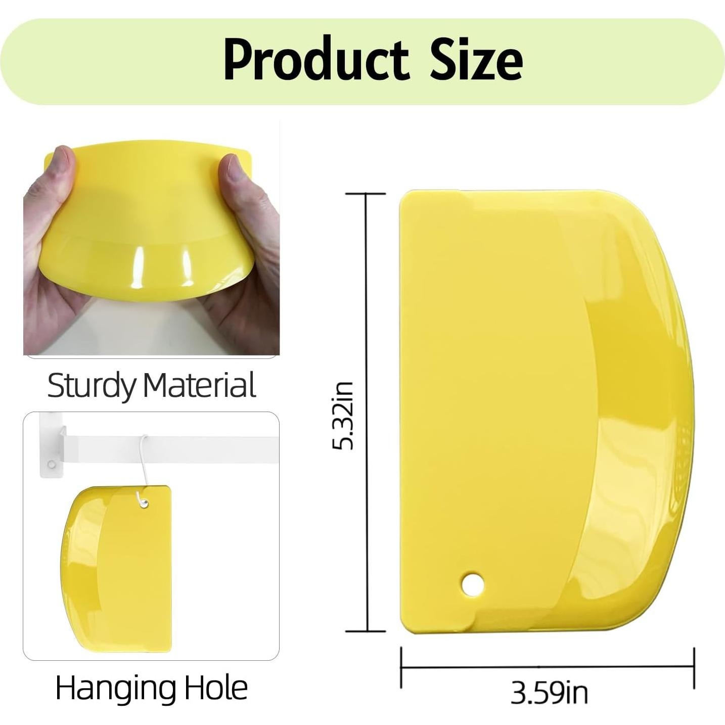 Raspador de Masa CEWIFO 4 Pcs PP Flexible Libre BPA