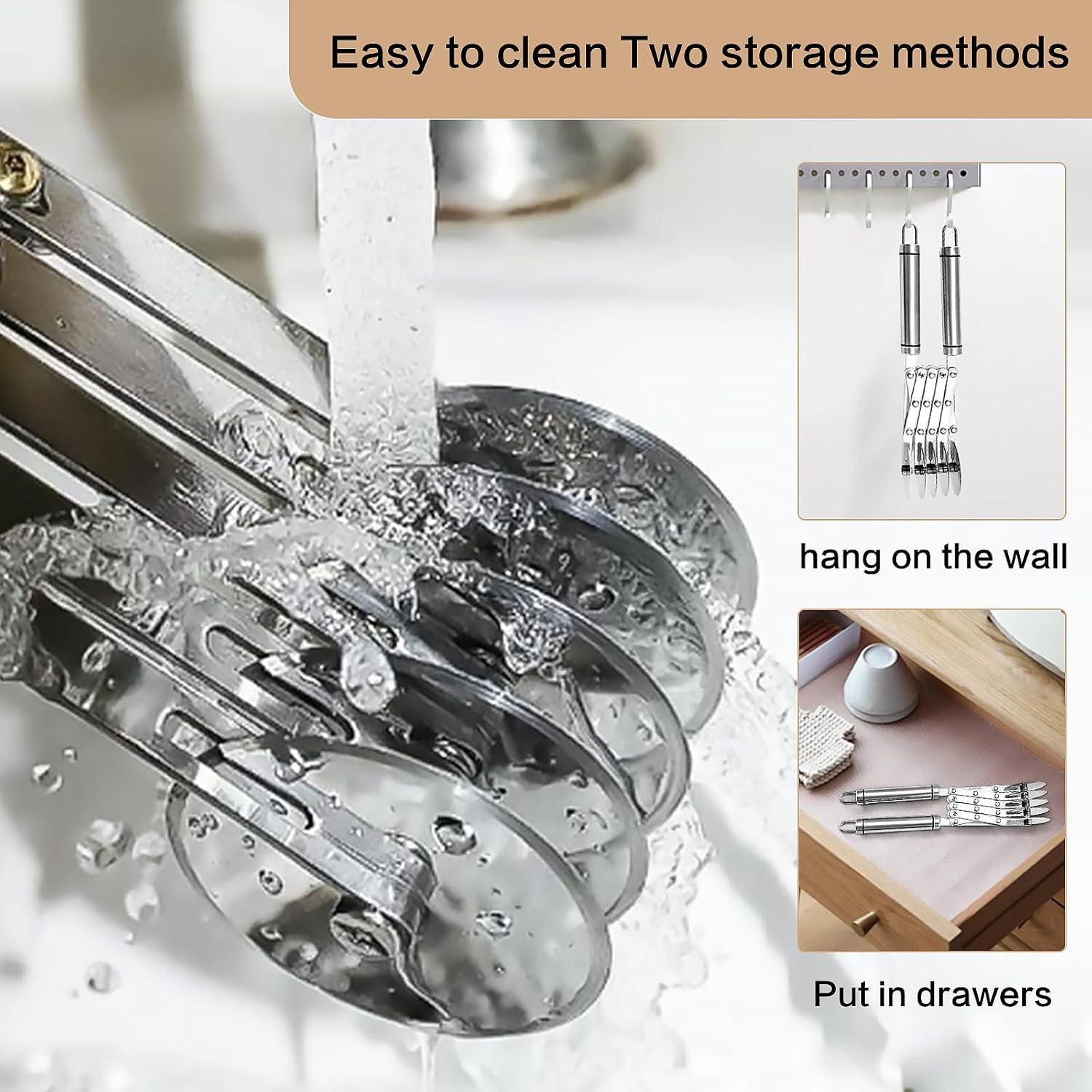 Cortador de Masa Mlesi 5 Ruedas Acero Inoxidable 0.41 kg