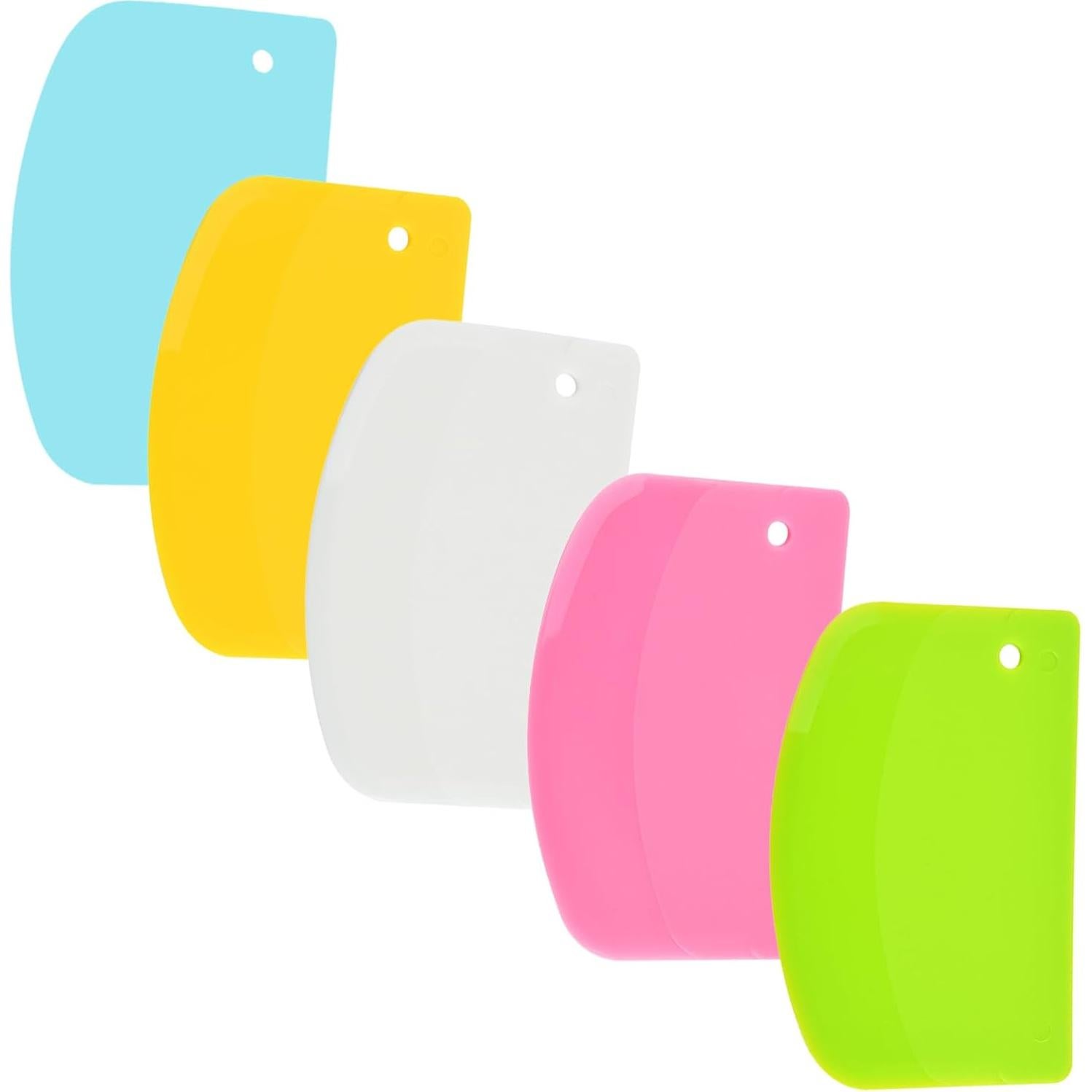 Paquete de 5 Raspadores de Masa FORTINGO Multicolor 13,5 cm