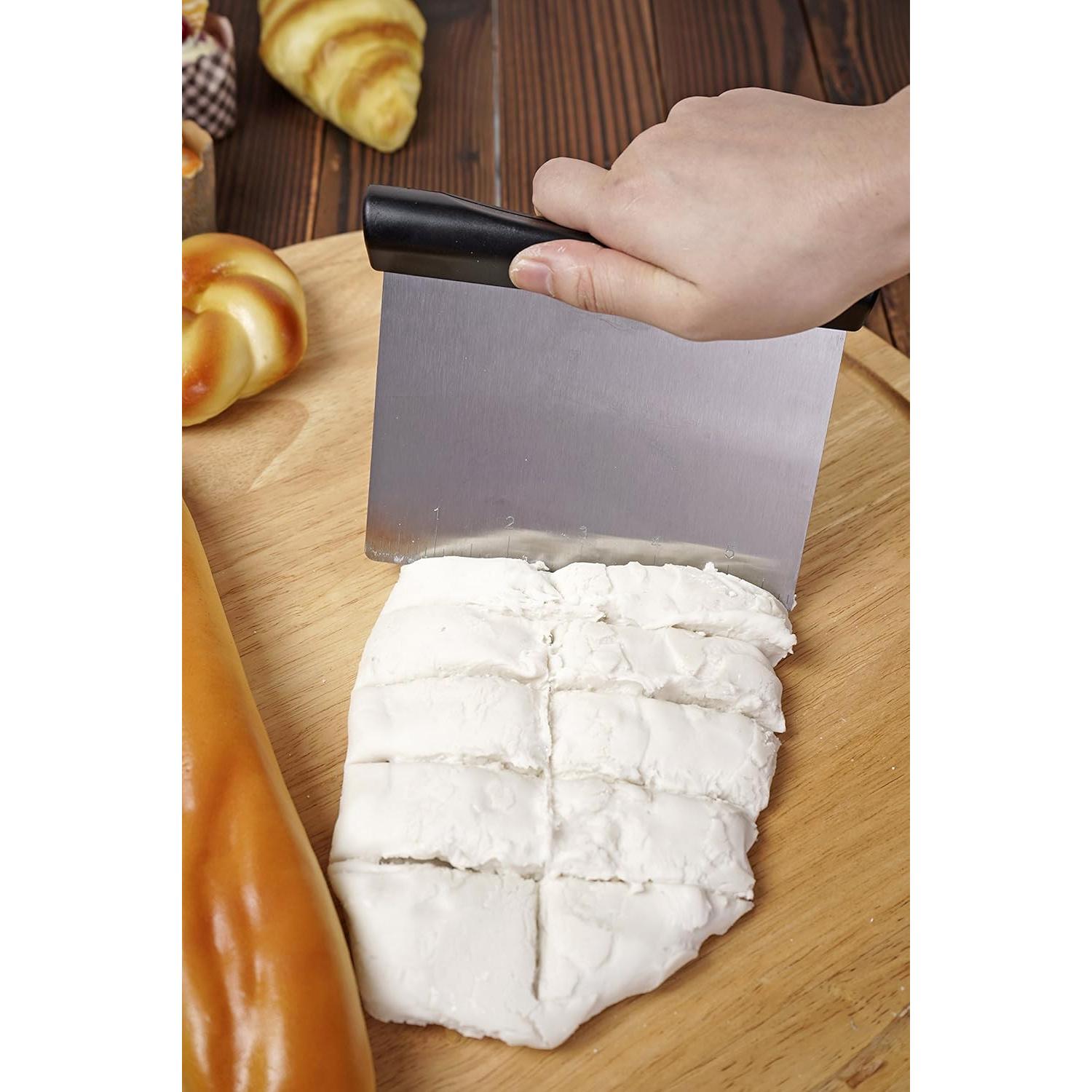 Raspador de Masa Spring Chef Acero Inoxidable Negro 15 cm