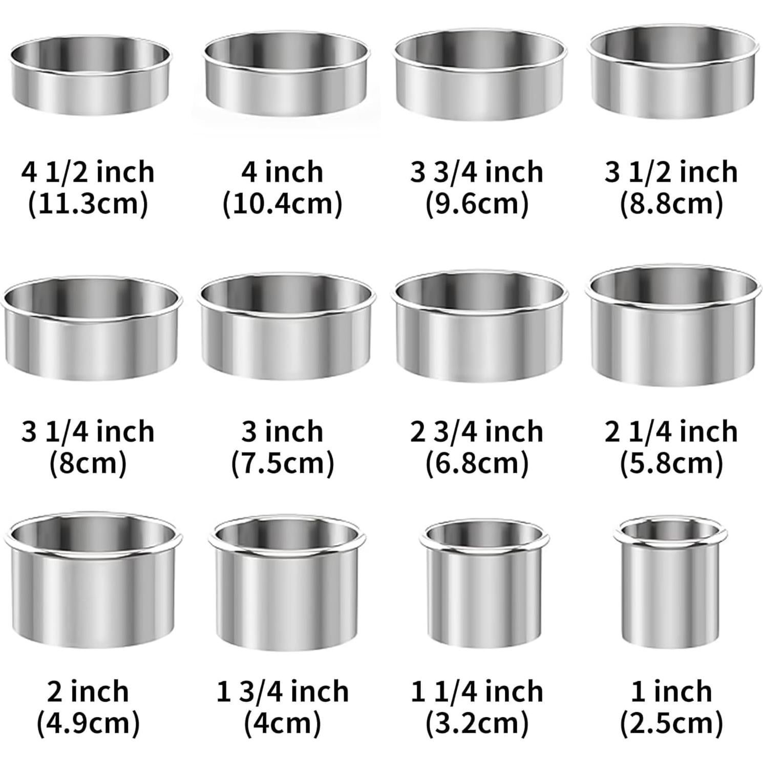 Juego de Cortadores de Galletas SOKUNI Acero Inoxidable 12 Pzas