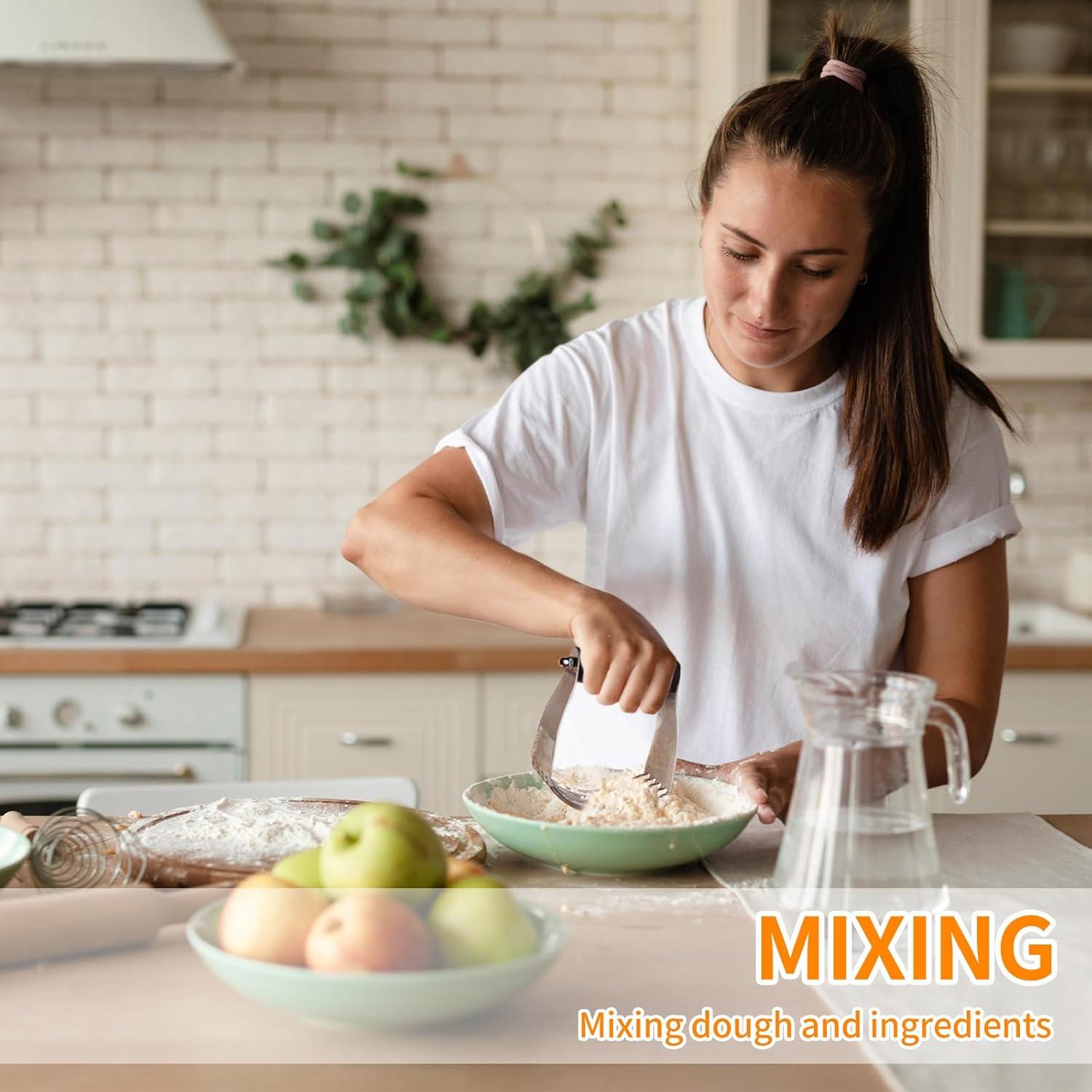 Conjunto Raspador y Mezclador Acero Inoxidable ALLTOP - Negro