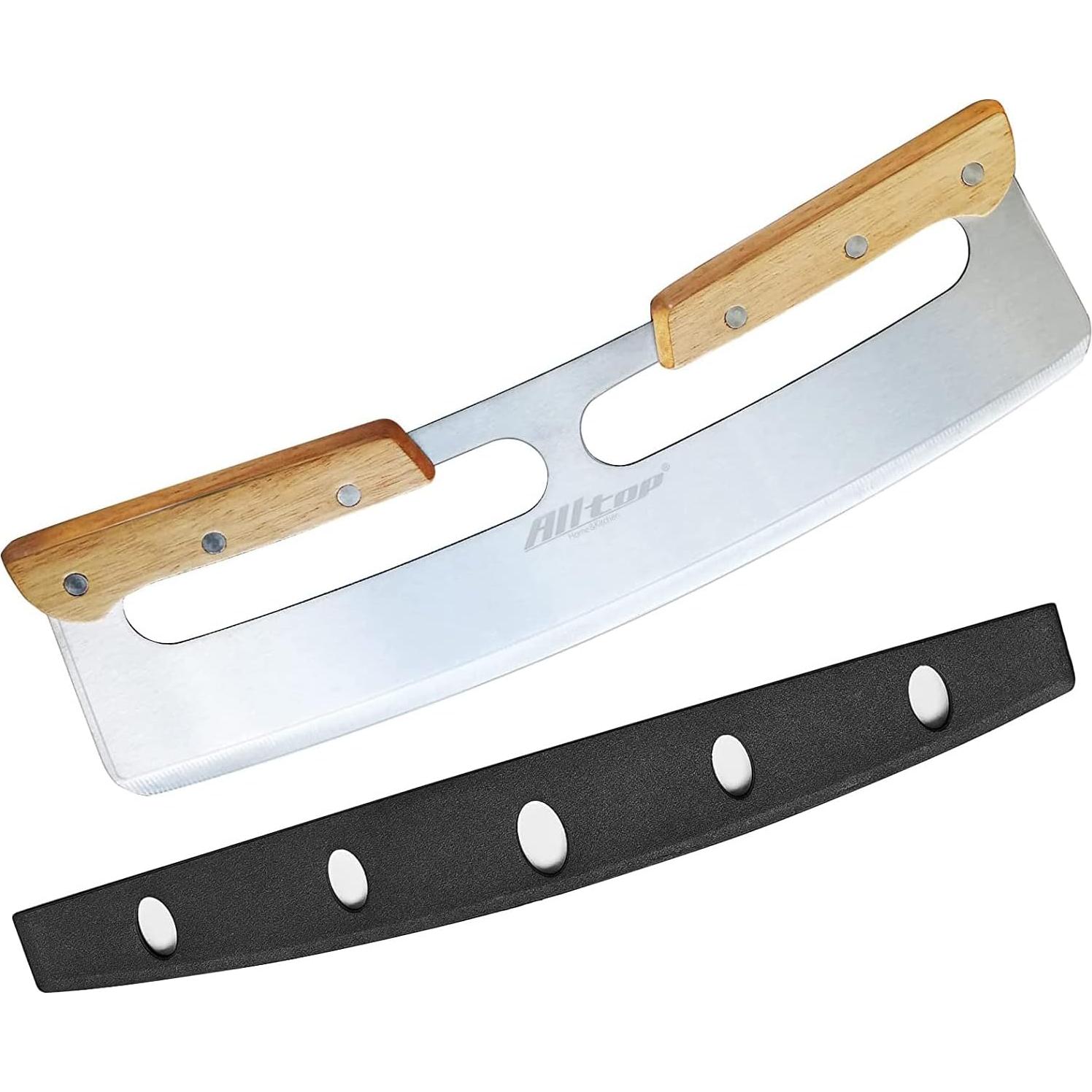 Cortador de Pizza ALLTOP Acero Inoxidable 35,56 cm Doble Mango
