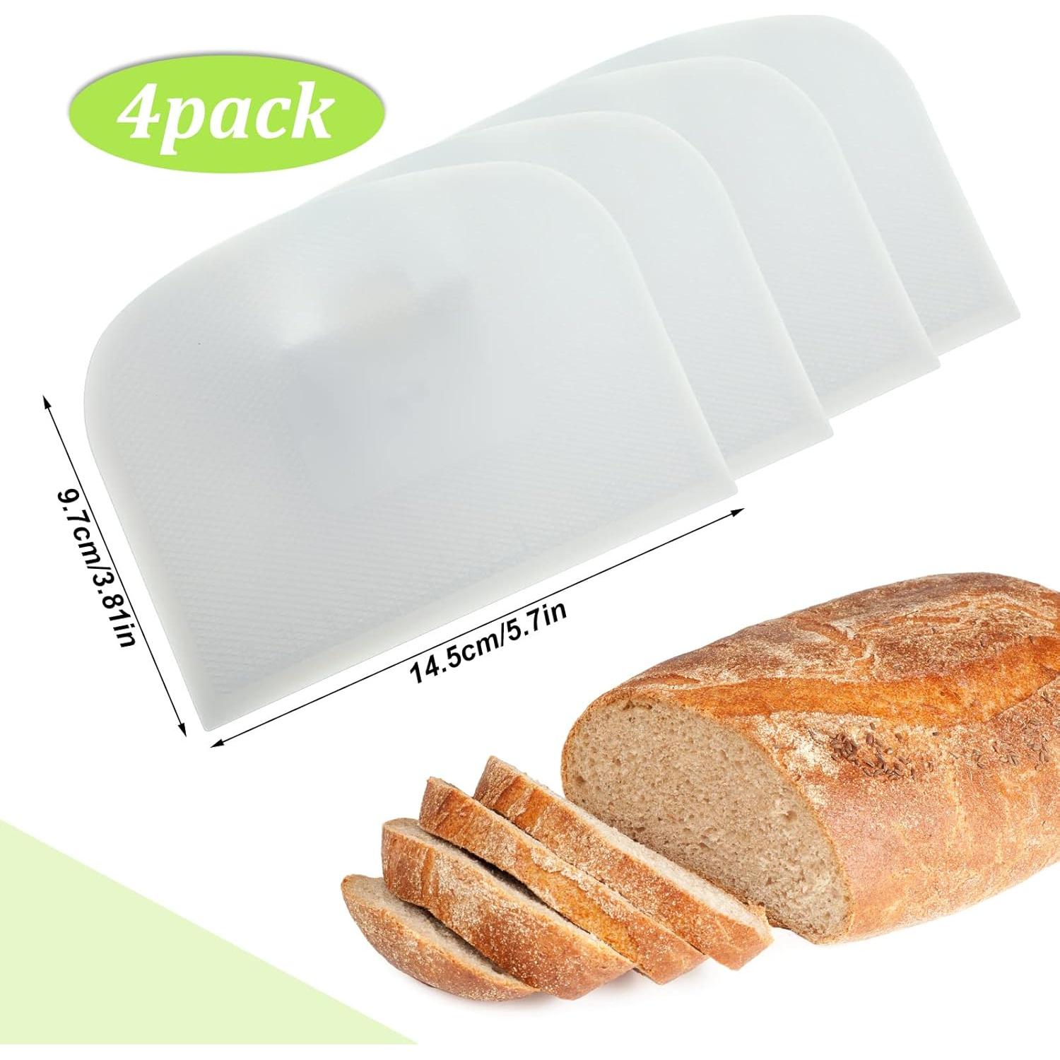 Raspadores de Masa de Plástico Queekay 4 Pcs 14.5x9.7cm