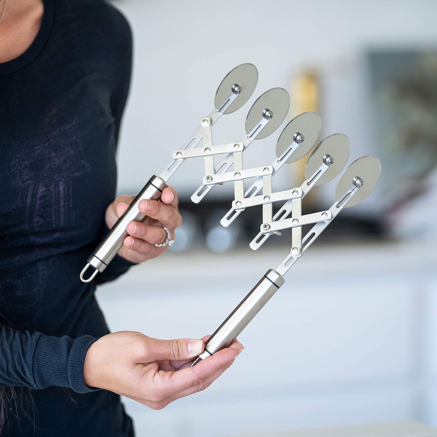 Juego de Cortadores de Masa Oleex 5 Ruedas Acero Inoxidable