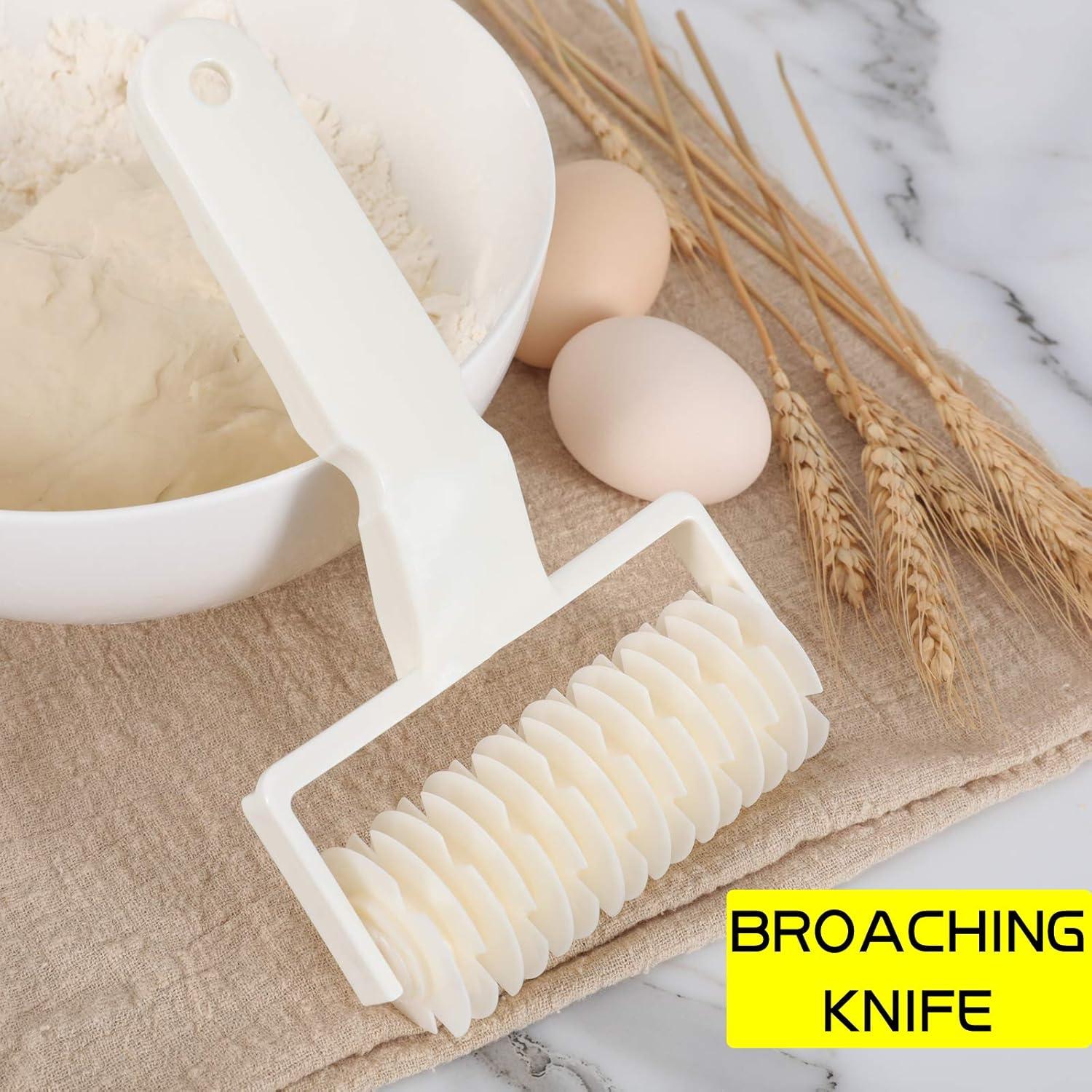 Cortador de Rejilla Rodillo Lamoutor 2 Pcs para Masa