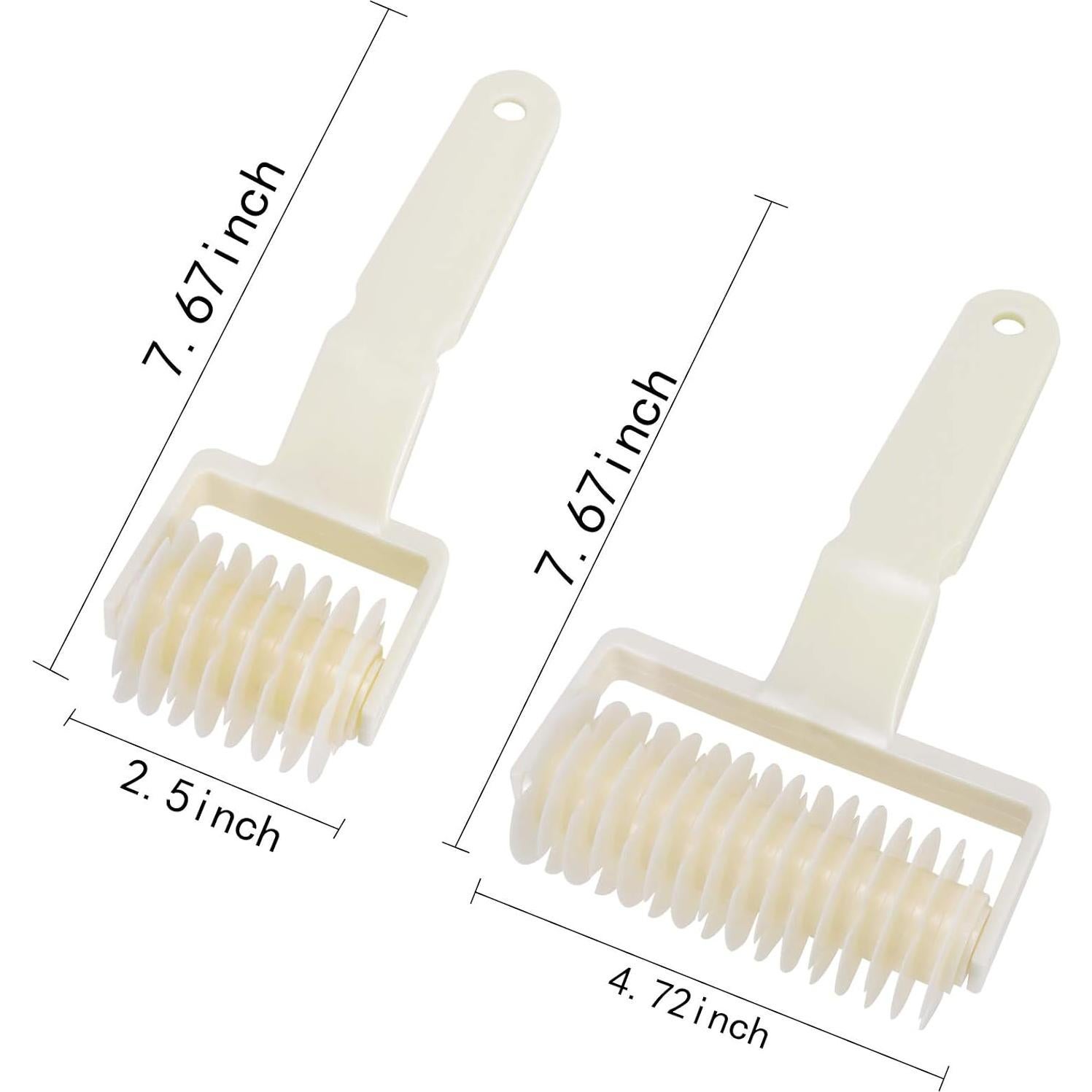 Cortador de Rejilla Rodillo Lamoutor 2 Pcs para Masa