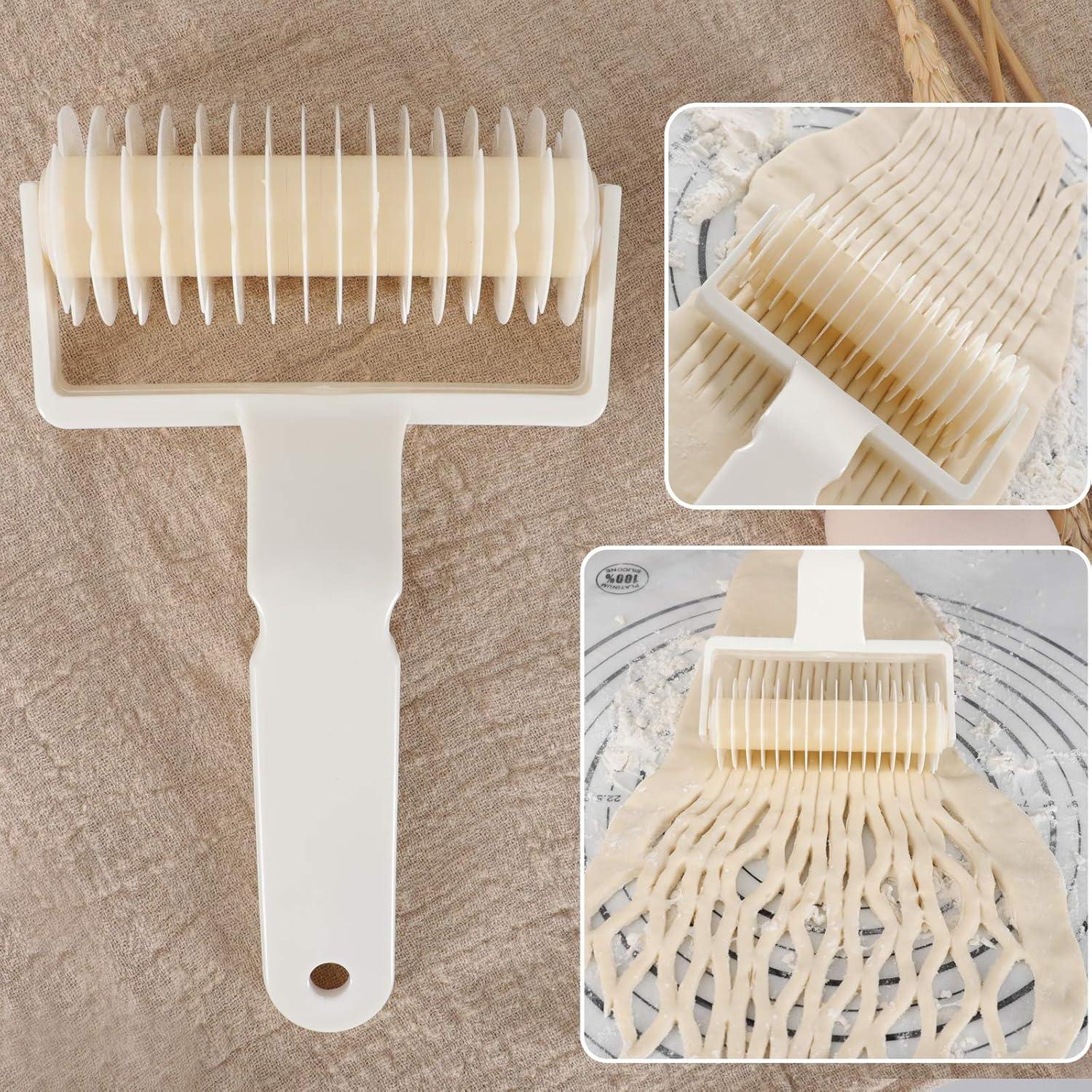 Cortador de Rejilla Rodillo Lamoutor 2 Pcs para Masa