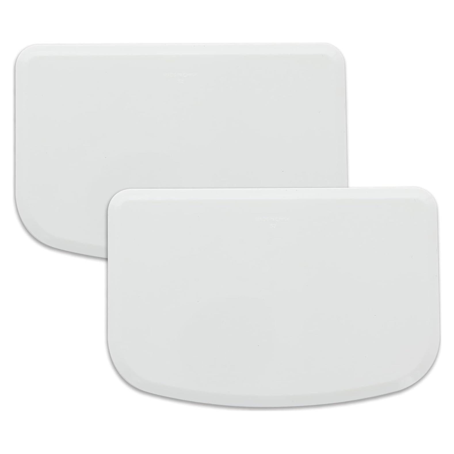 Raspador de Masa Flexible RamPro - 2 Piezas Blancas