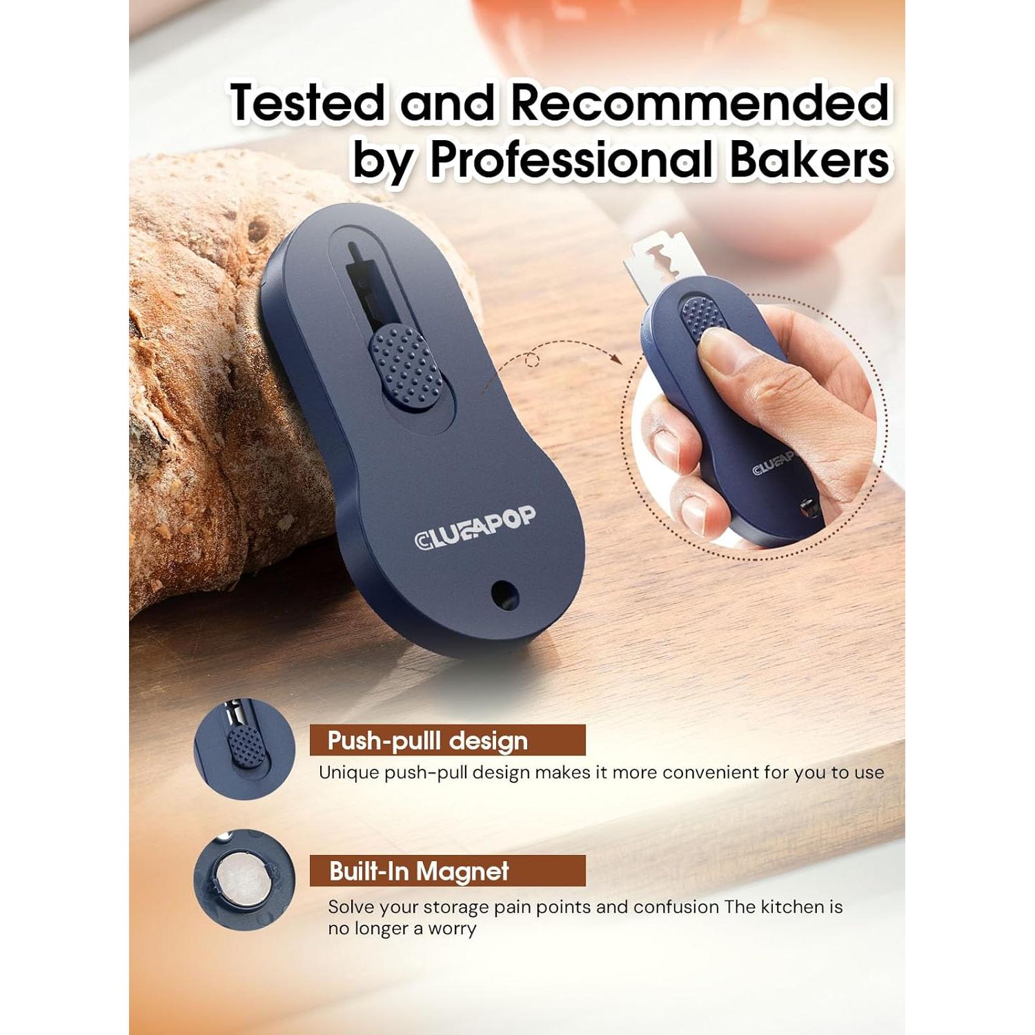 Herramienta de Puntuación de Pan CLUEAPOP con 5 Cuchillas