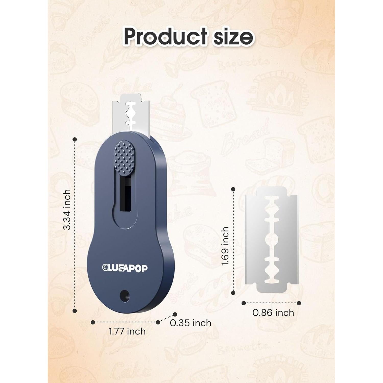 Herramienta de Puntuación de Pan CLUEAPOP con 5 Cuchillas