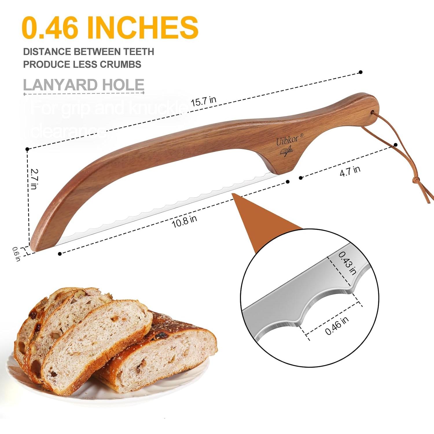 Cuchillo de Pan Uibkor 40,64 cm Acero Inoxidable Serrado