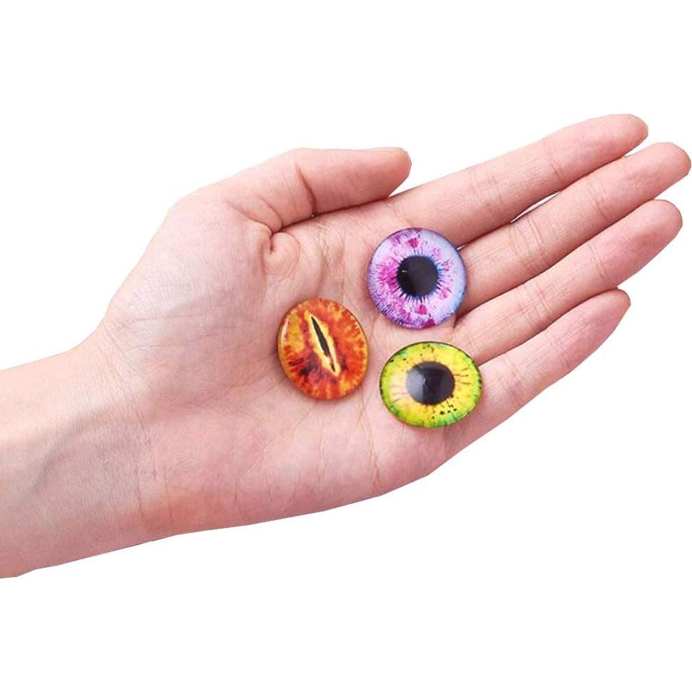 150 Piezas Ojos de Dragón de Vidrio Bestartstore 8-15mm