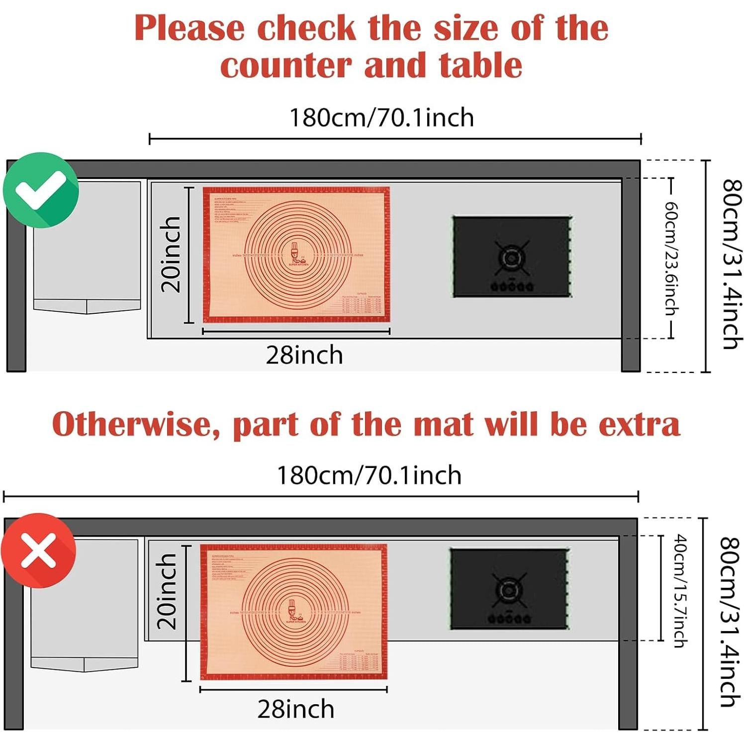 Alfombrilla de Silicona Antideslizante XL Folksy Super Kitchen