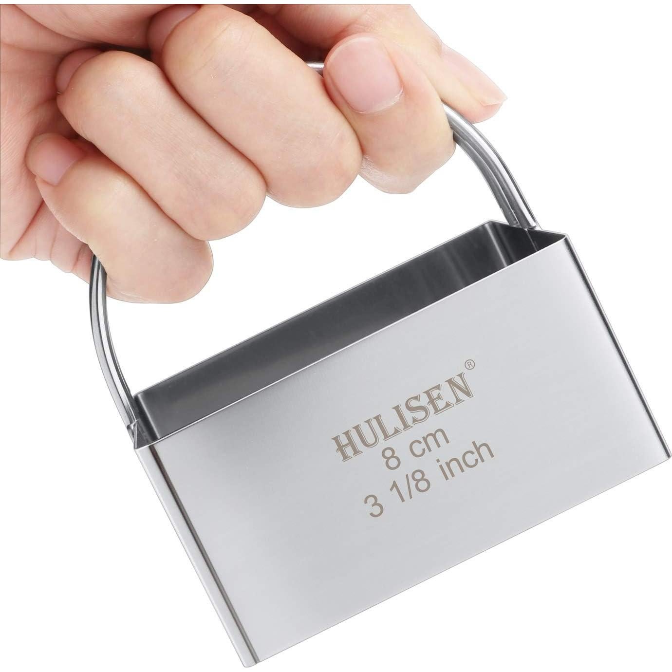 Juego de Cortadores de Galletas HULISEN Cuadrados 4 Piezas