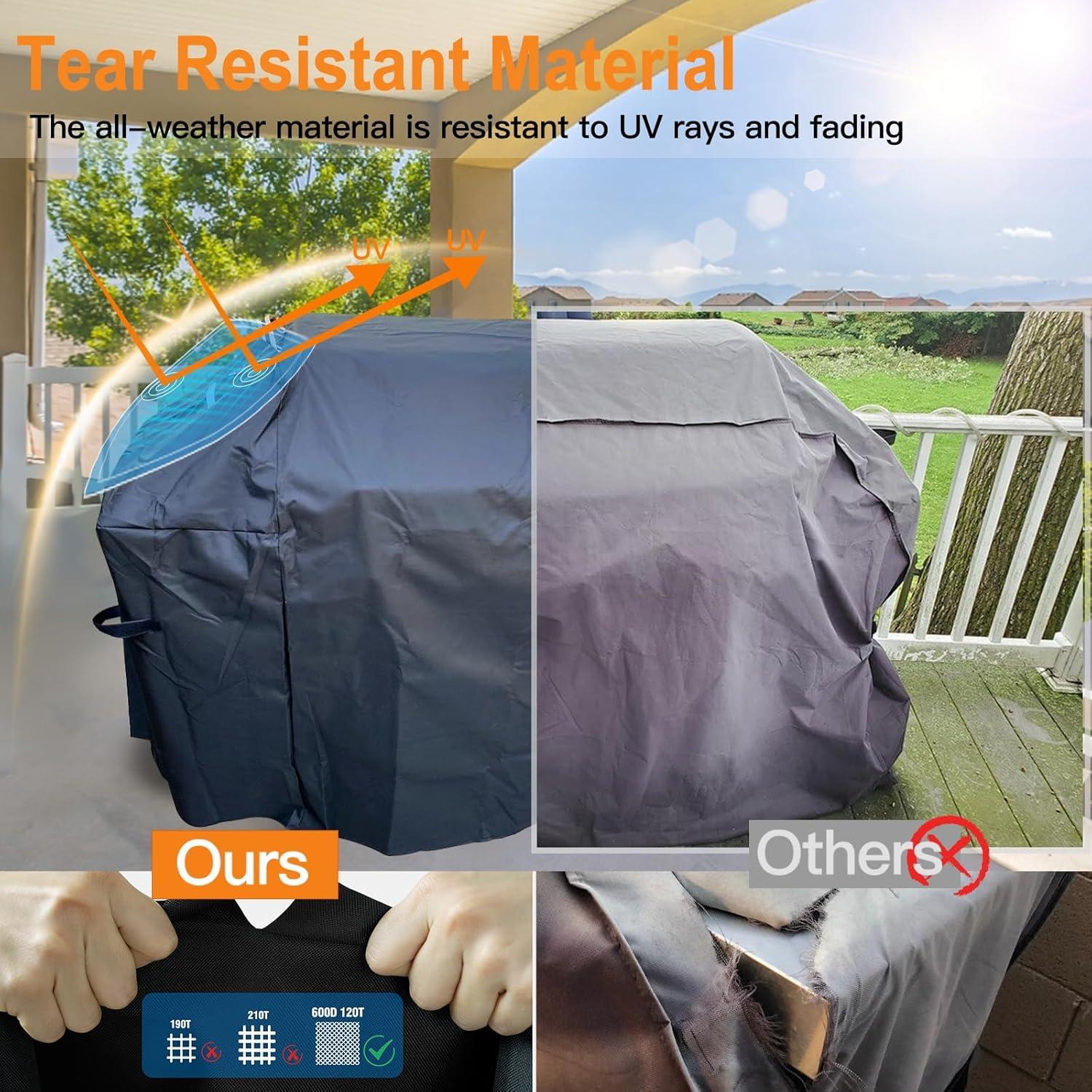 Cubierta de Parrilla PasWith 152 cm Impermeable y Resistente