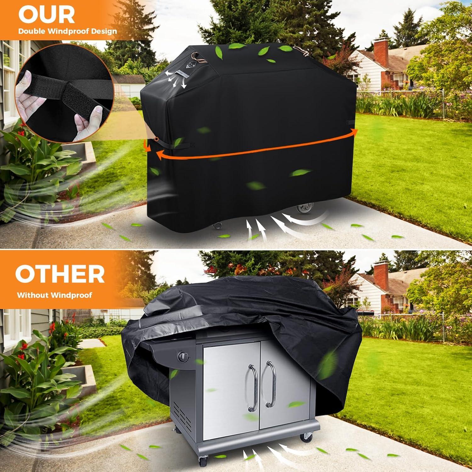 Cubierta de Parrilla PasWith 152 cm Impermeable y Resistente