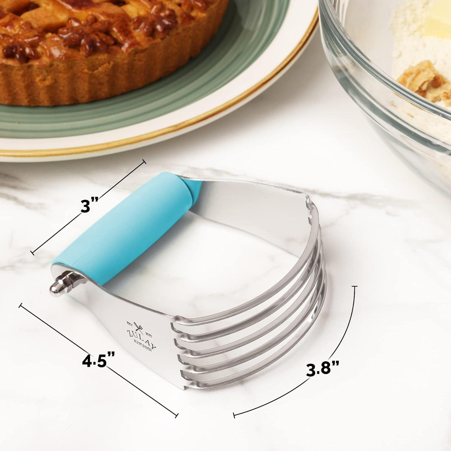 Mezclador de Masa Zulay Kitchen Acero Inoxidable Azul 11.43 cm