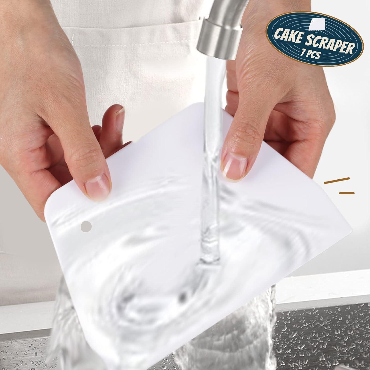 Raspador de Pasteles Teenitor 7 Piezas Plástico Blanco