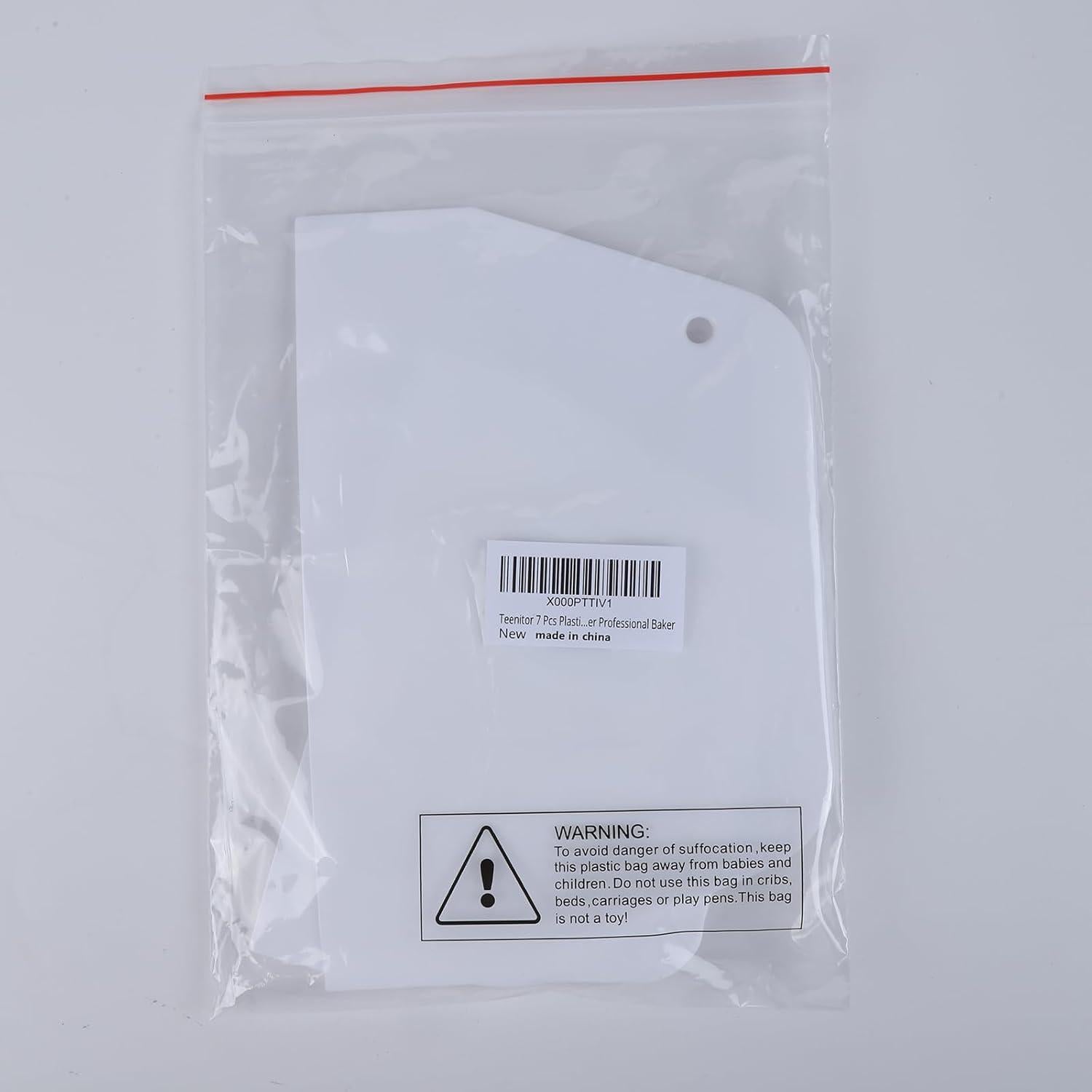 Raspador de Pasteles Teenitor 7 Piezas Plástico Blanco