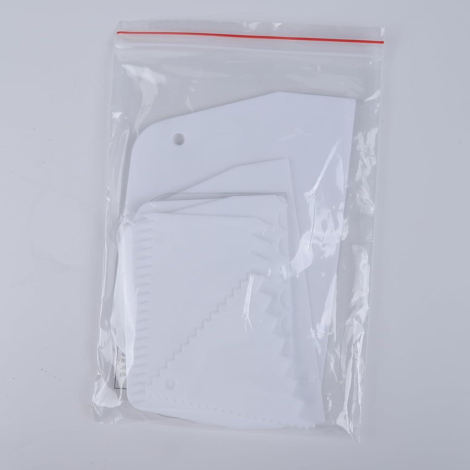 Raspador de Pasteles Teenitor 7 Piezas Plástico Blanco