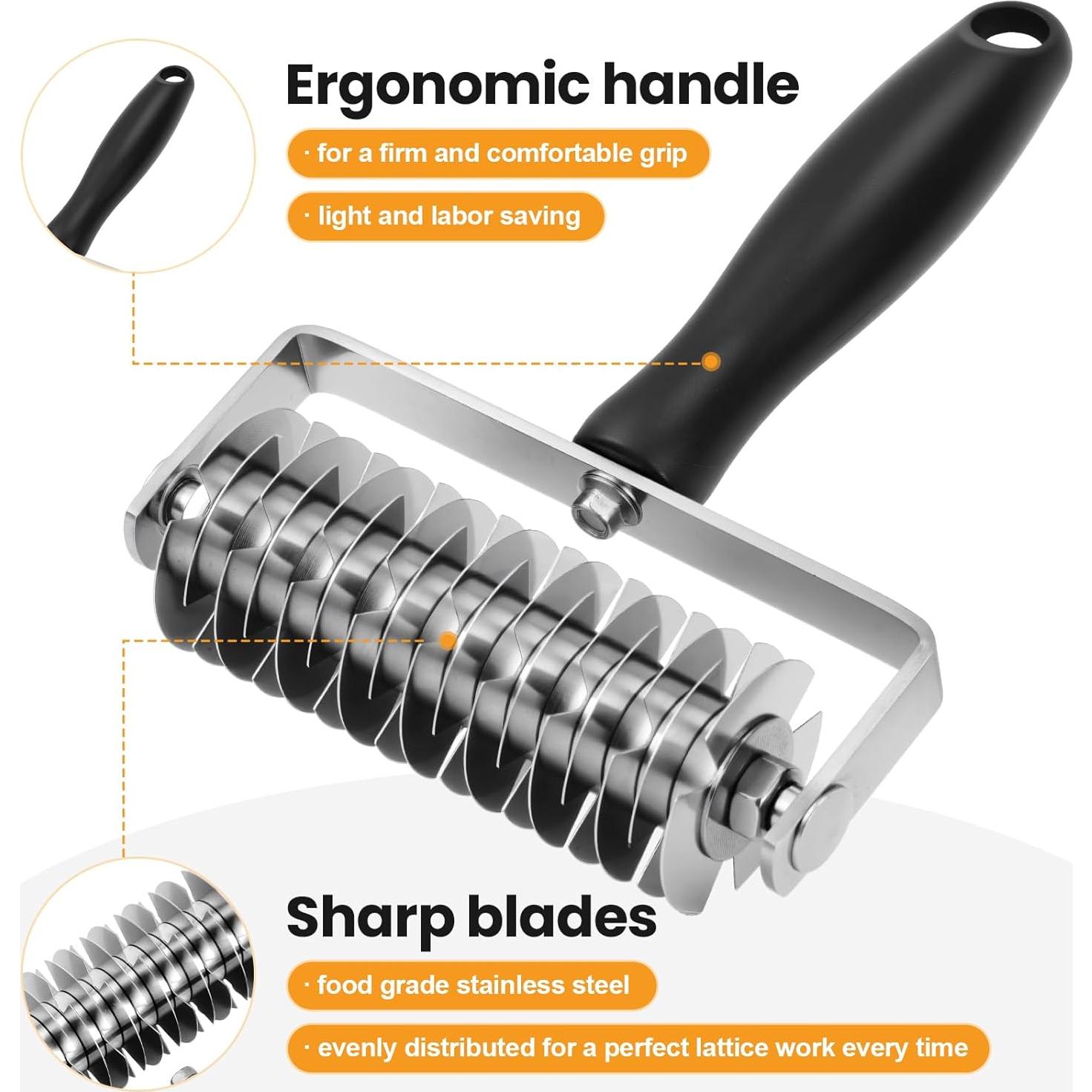 Cortador de Masa en Rejilla Ecavria de Acero Inoxidable 422g