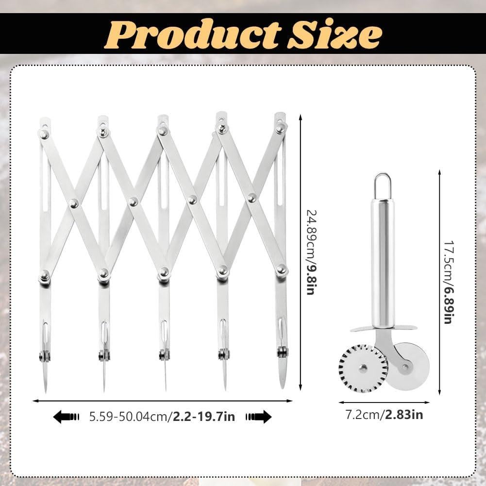 Cortador de Pastelería 5 Ruedas Tookie Acero Inoxidable