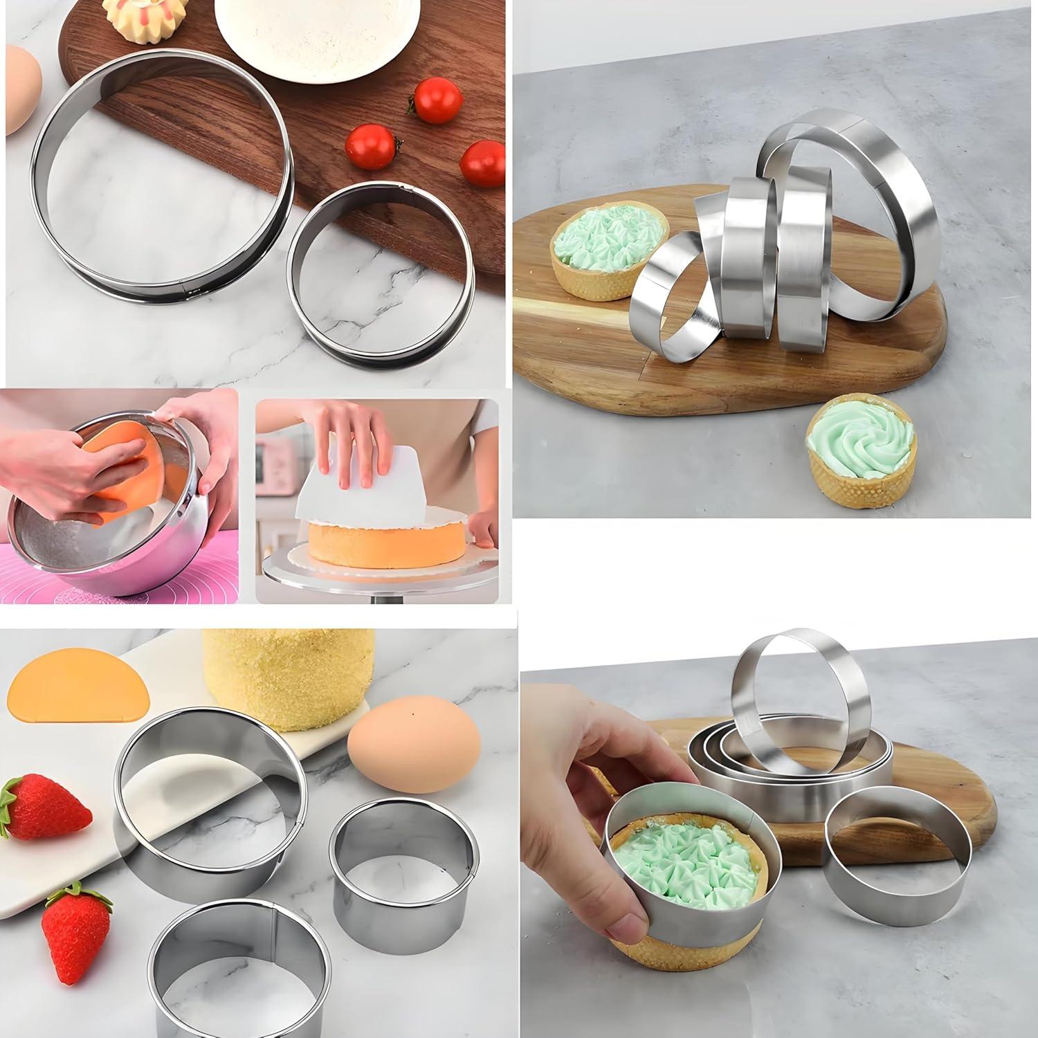 Juego de Cortadores de Galletas Redondos PetPhilia 8 Piezas