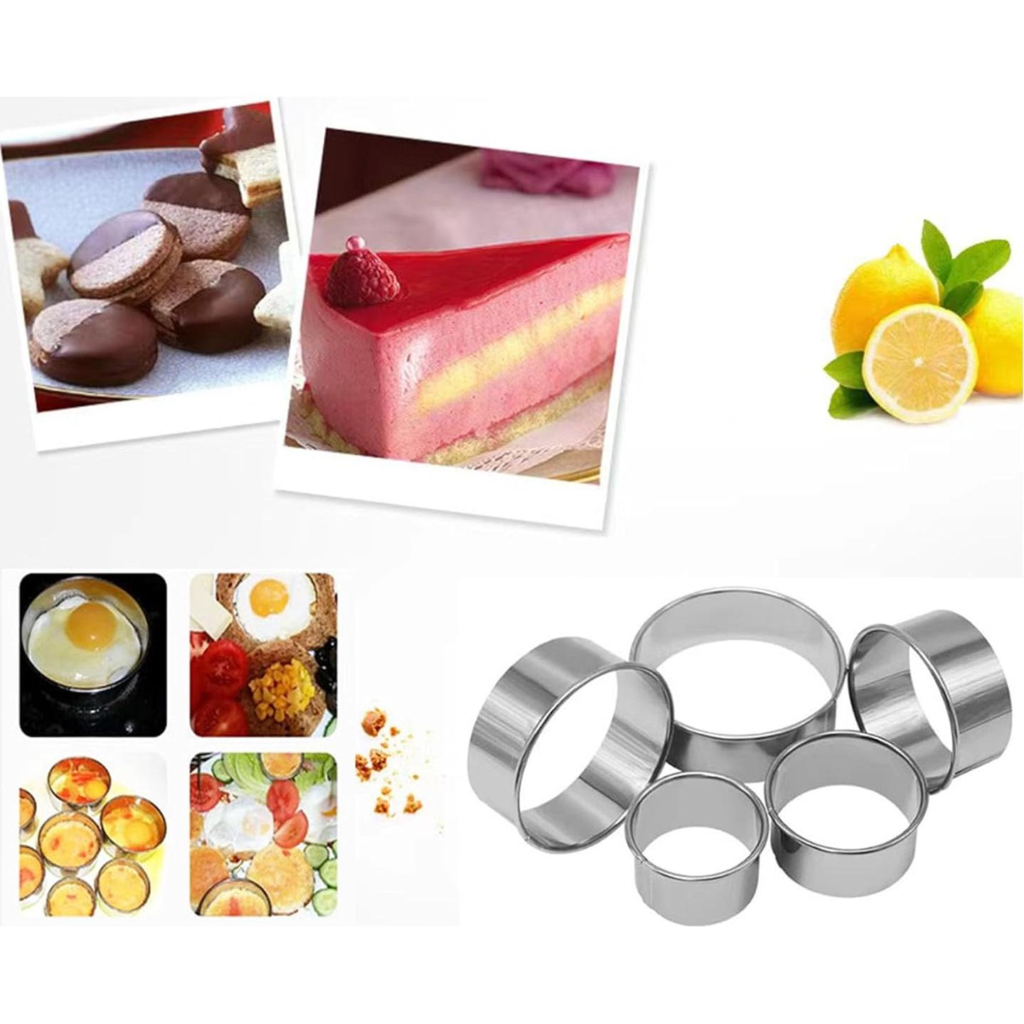 Juego de Cortadores de Galletas Redondos PetPhilia 8 Piezas