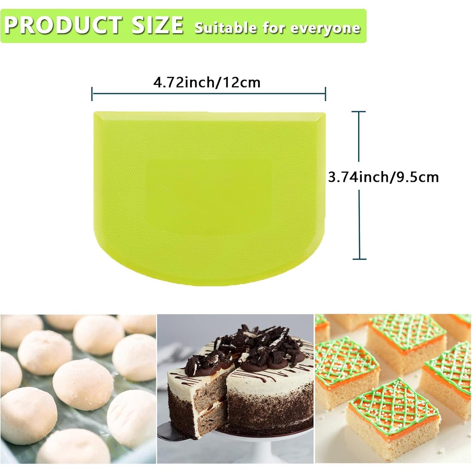 Raspador de Masa WAFJAMF 2 Pcs Plástico Antideslizante