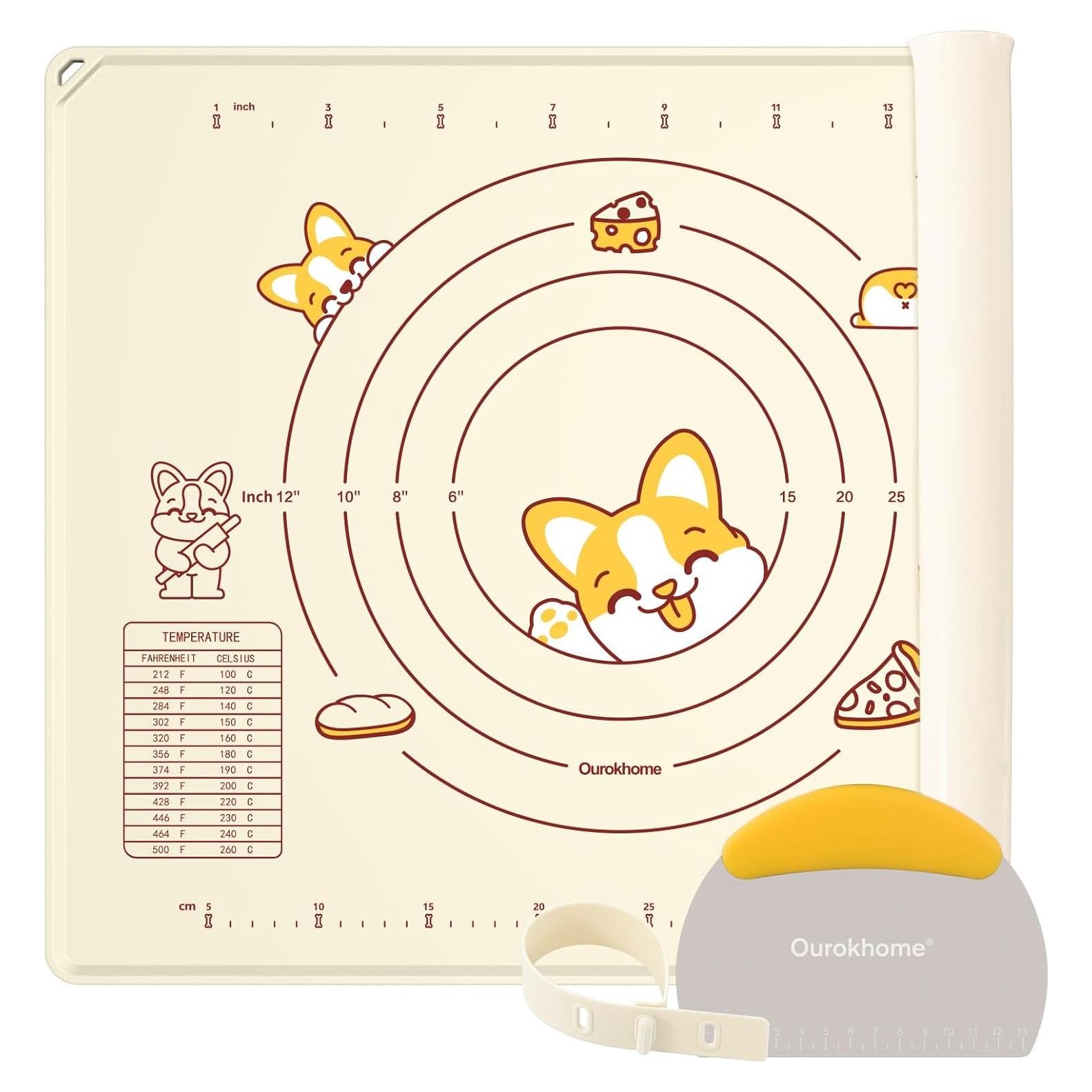 Alfombrilla de Silicona para Hornear Ourokhome 50,8x40,6cm