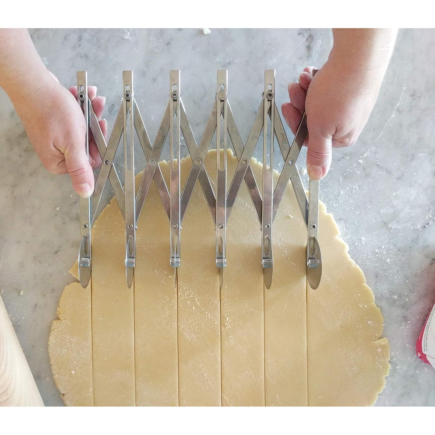 Cortador de Pastelería Expandible Ateco 6 Ruedas 5,08 cm