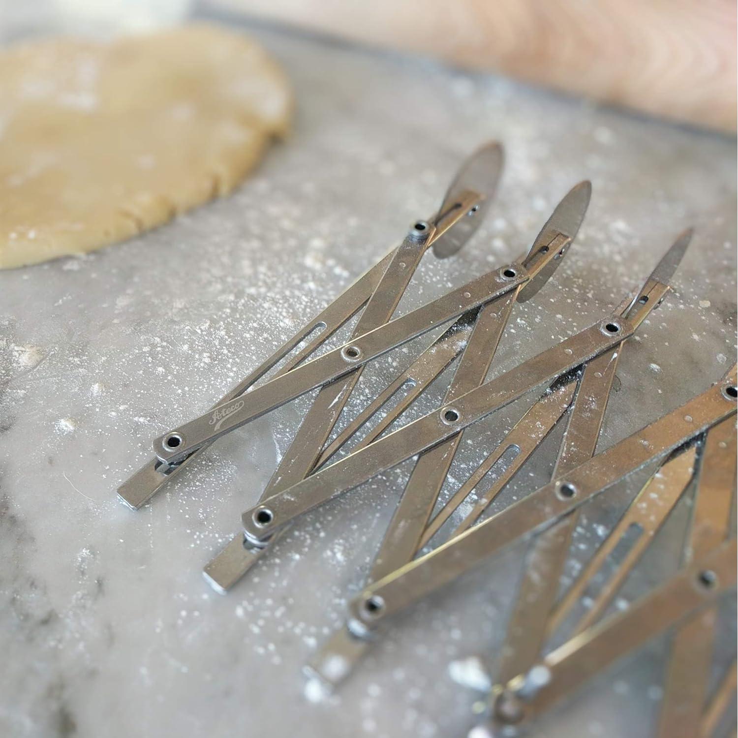 Cortador de Pastelería Expandible Ateco 6 Ruedas 5,08 cm