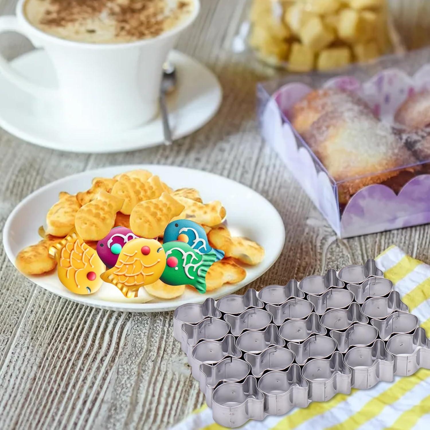 Cortador de Galletas de Pescado AIERSA Gold 25 Cavidades