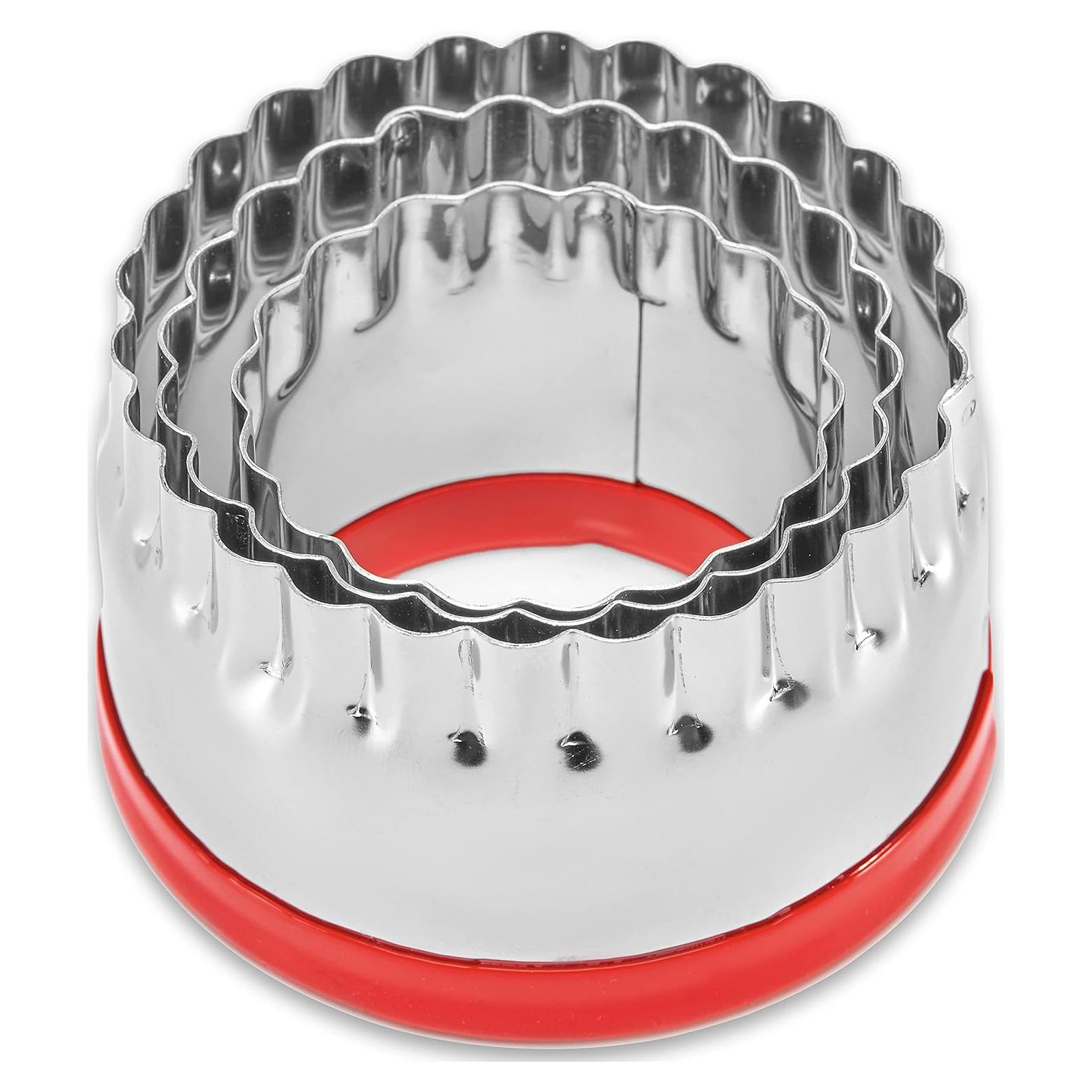 Juego de Cortadores de Galletas Redondos COOKIEQUE - 3 Piezas