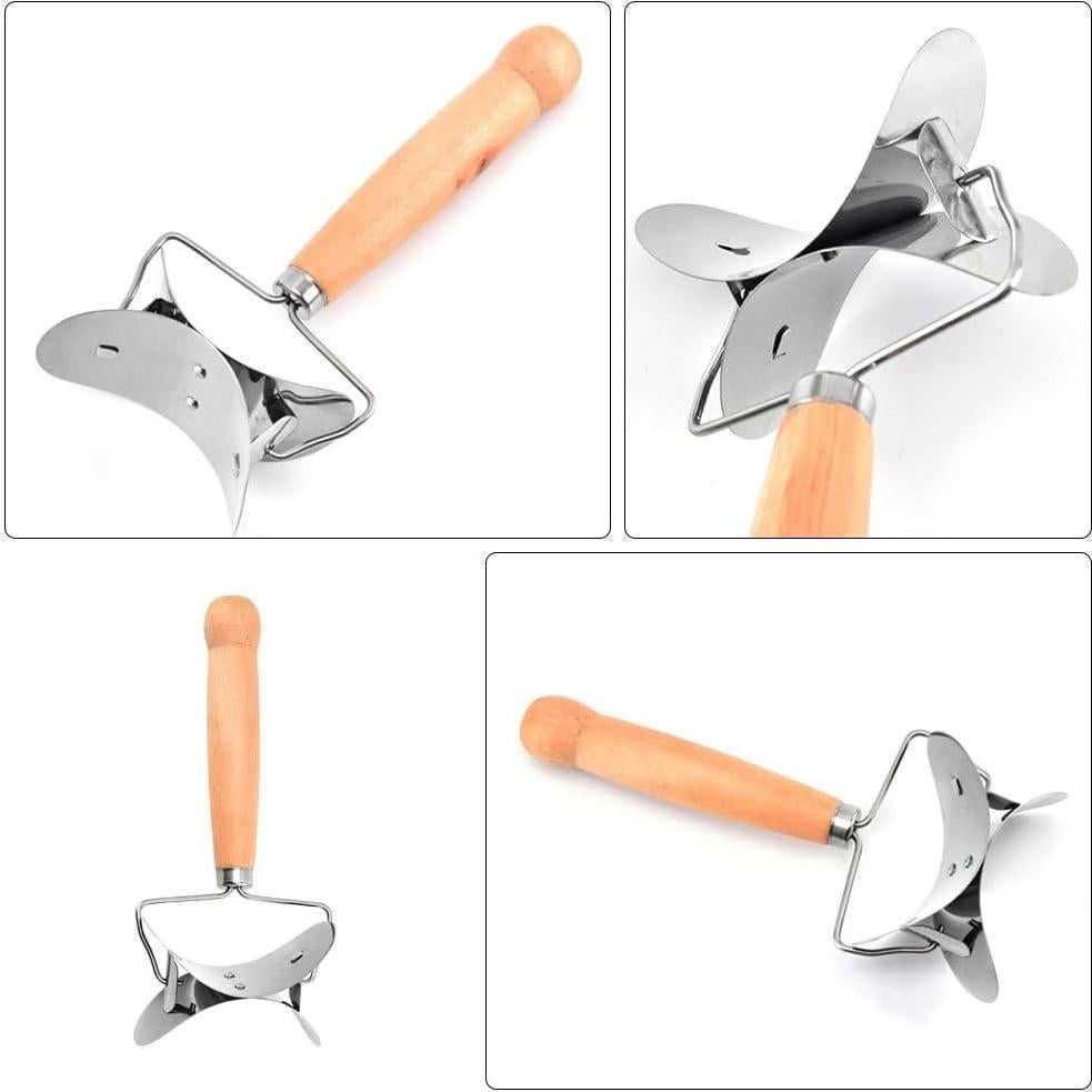 Cortador de Masa Manual STOBAZA Acero Inoxidable 19x7.5cm